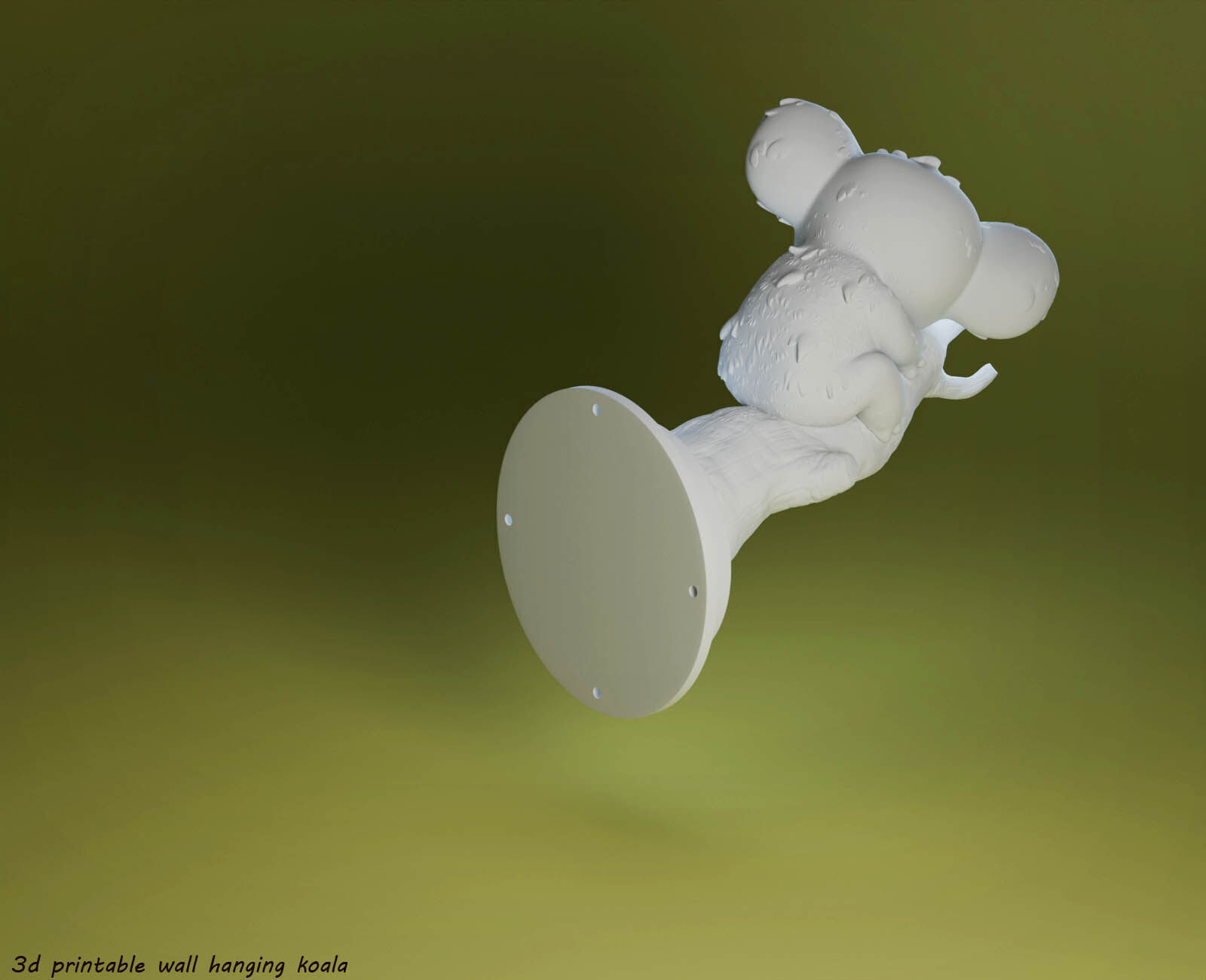 3D Printable Stylized koala-Cute Koala 3D print model_25