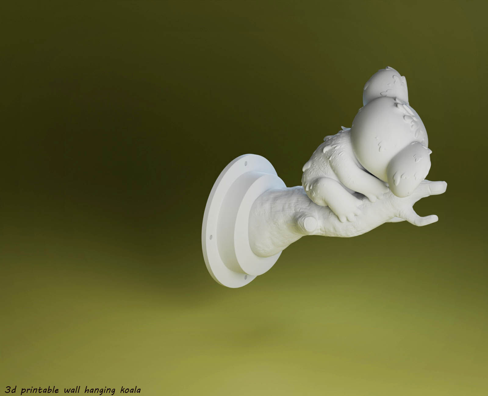 3D Printable Stylized koala-Cute Koala 3D print model_20