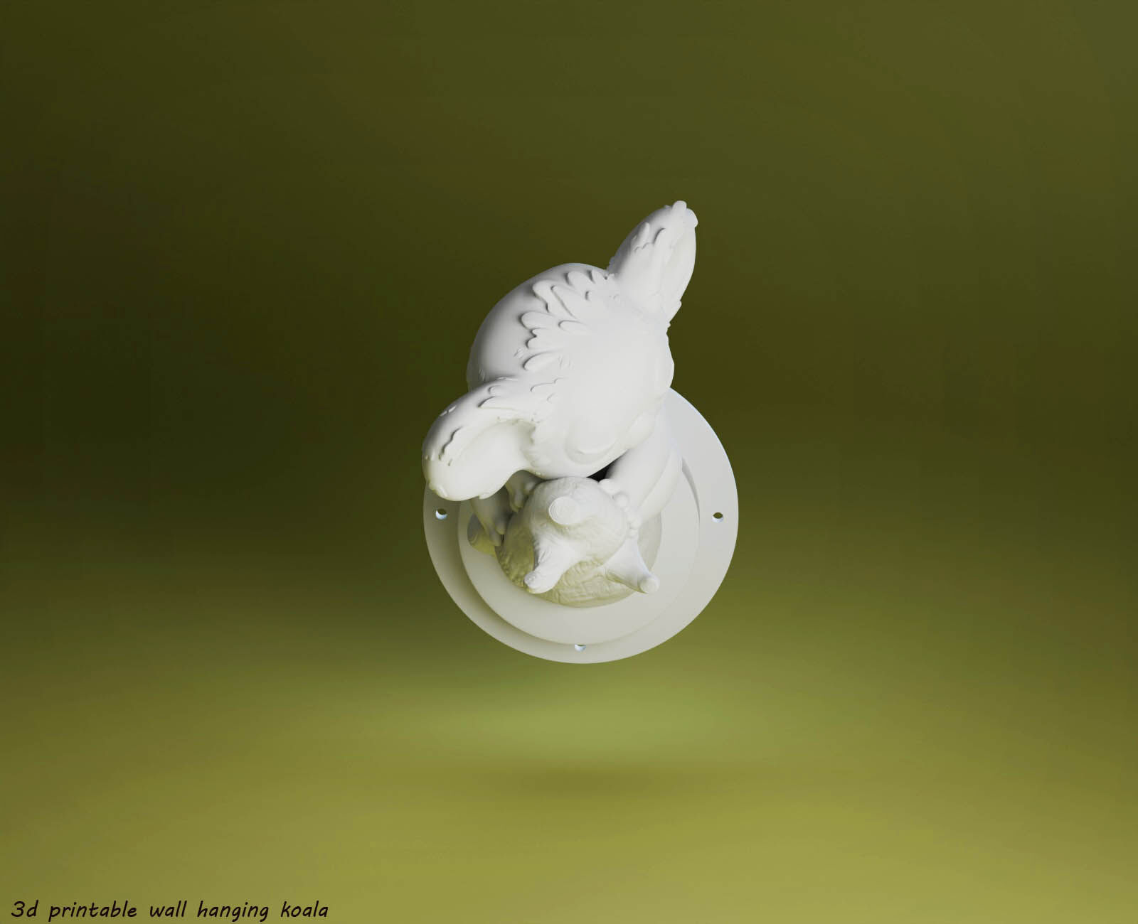 3D Printable Stylized koala-Cute Koala 3D print model_15