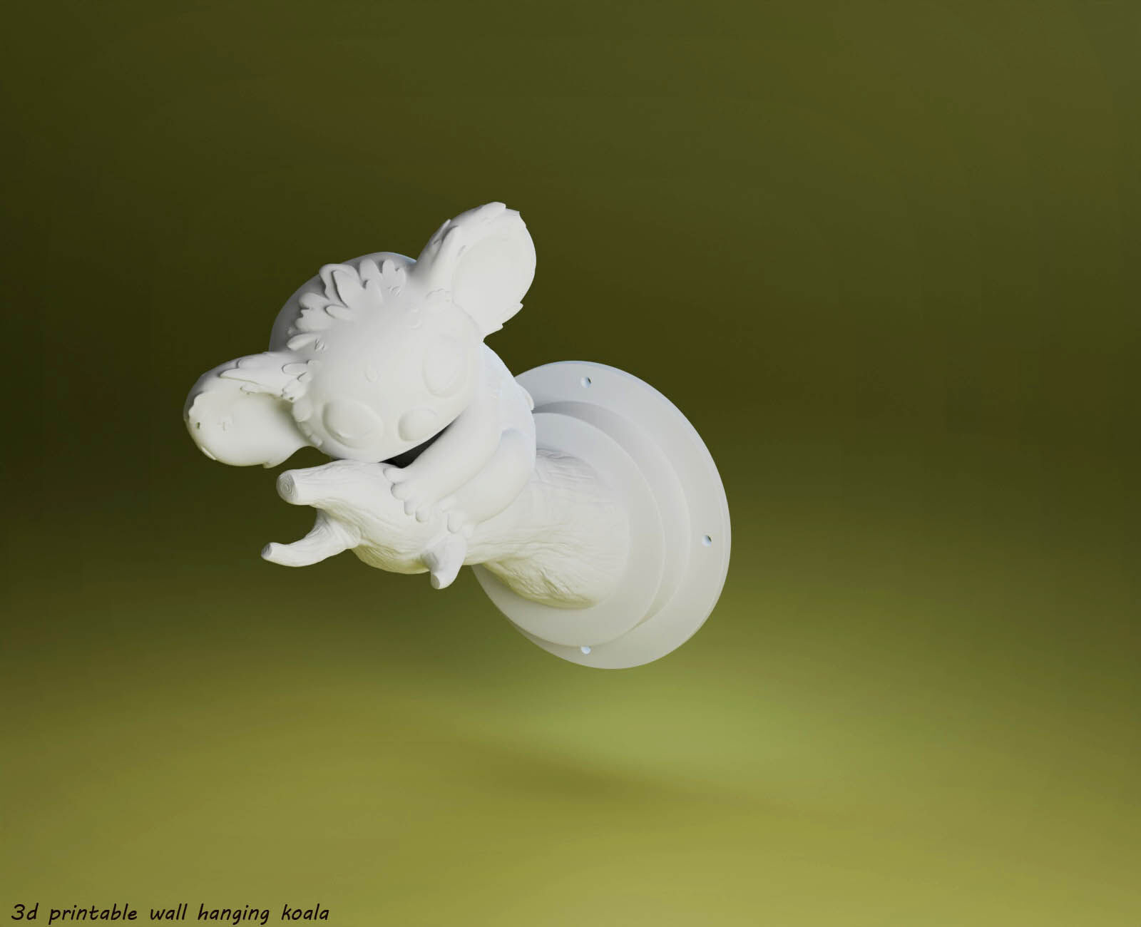 3D Printable Stylized koala-Cute Koala 3D print model_13