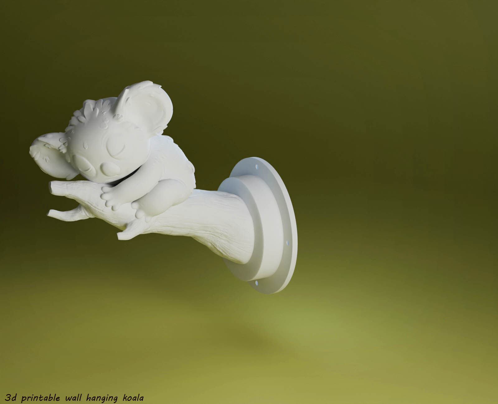 3D Printable Stylized koala-Cute Koala 3D print model_11