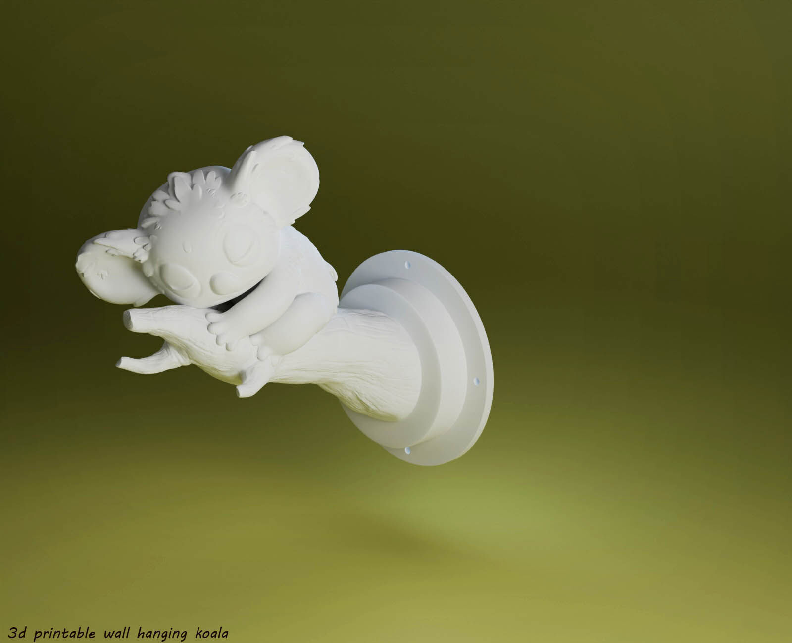 3D Printable Stylized koala-Cute Koala 3D print model_12