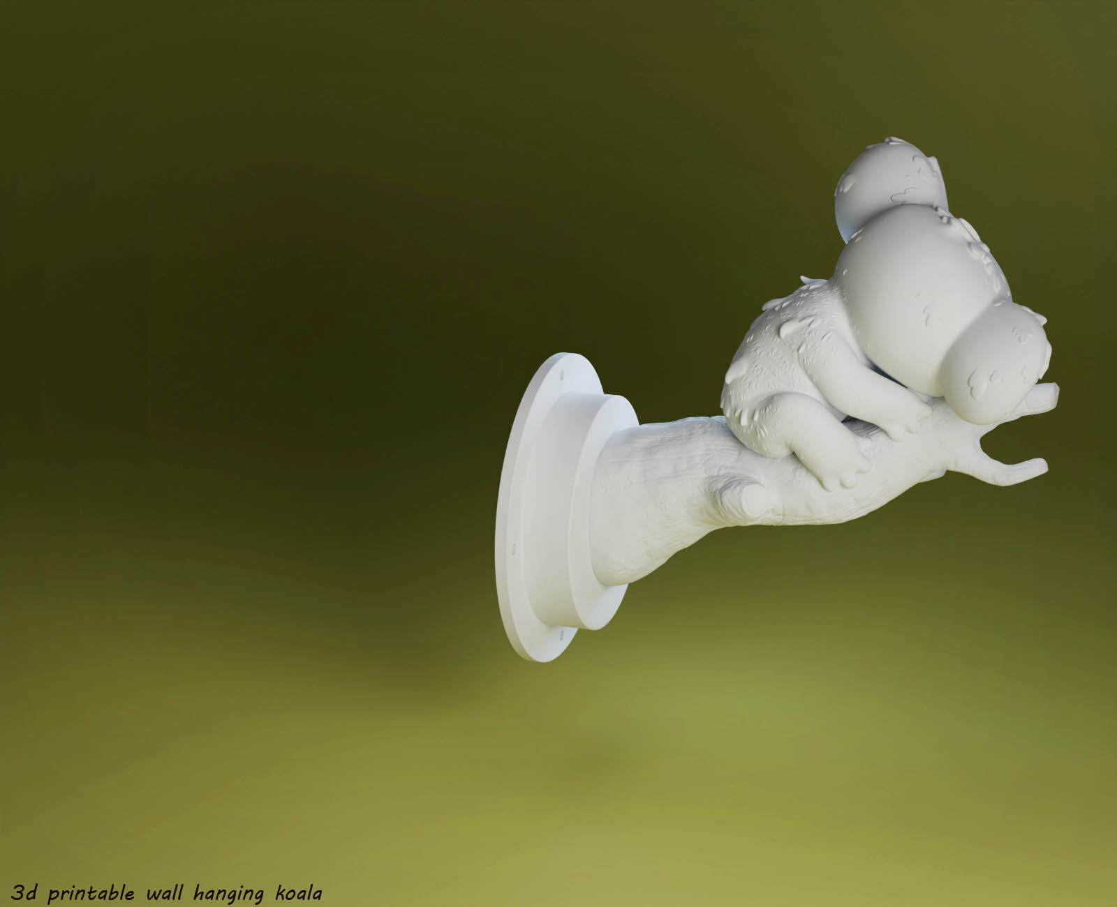 3D Printable Stylized koala-Cute Koala 3D print model_21