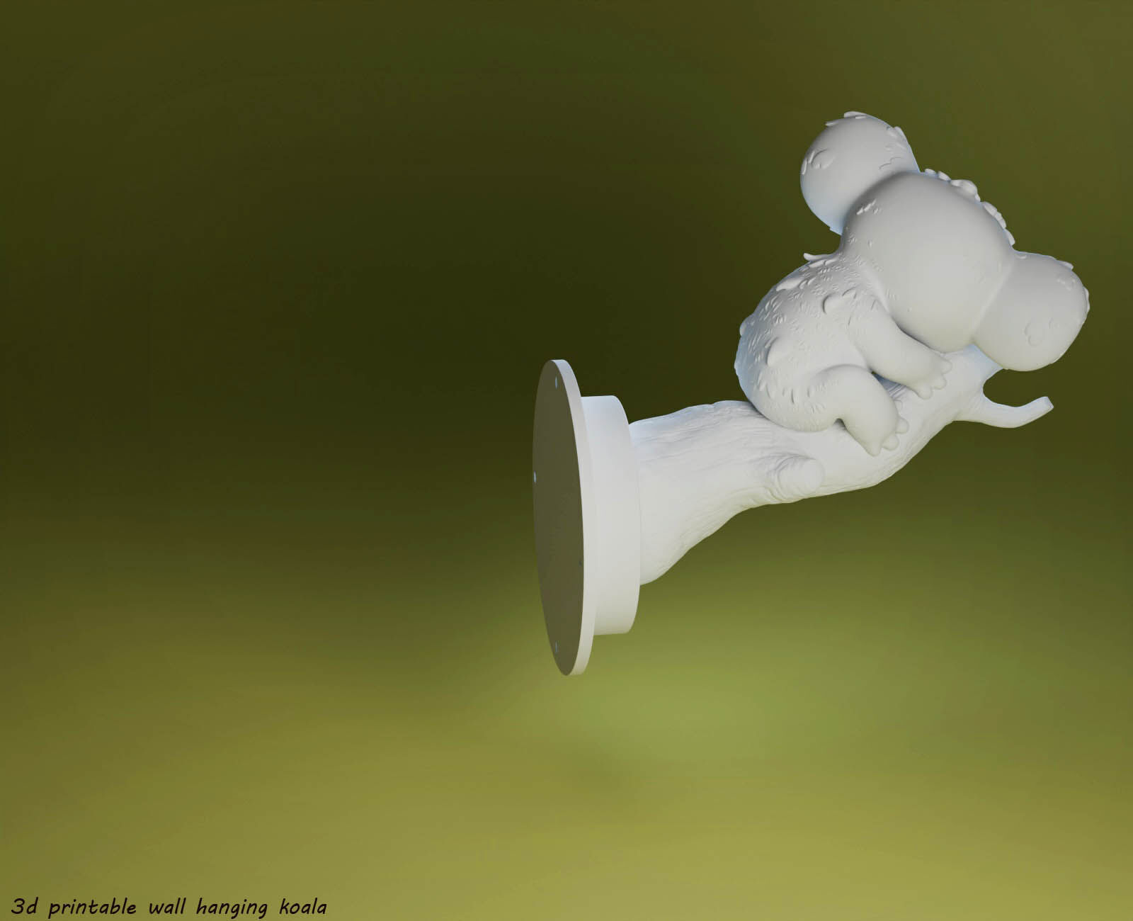 3D Printable Stylized koala-Cute Koala 3D print model_23