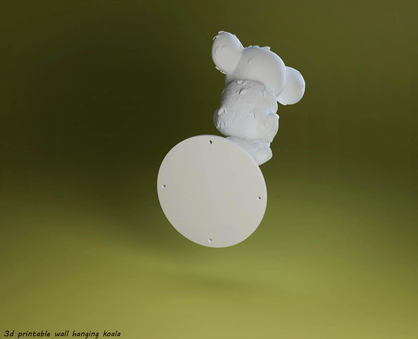 3D Printable Stylized koala-Cute Koala 3D print model_27
