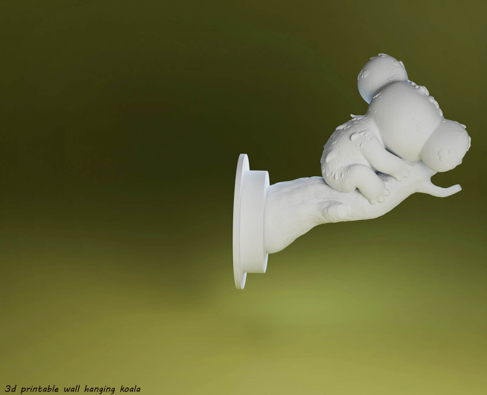 3D Printable Stylized koala-Cute Koala 3D print model_22