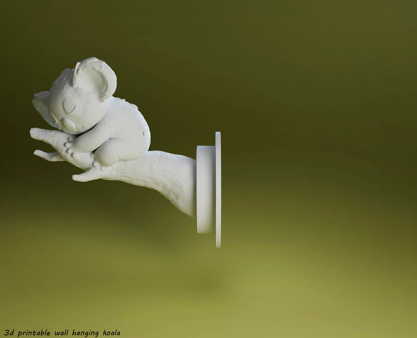 3D Printable Stylized koala-Cute Koala 3D print model_9