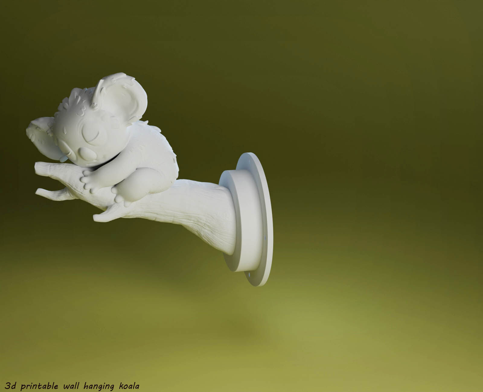 3D Printable Stylized koala-Cute Koala 3D print model_10