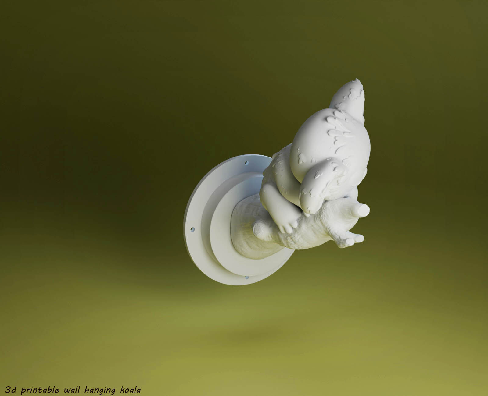 3D Printable Stylized koala-Cute Koala 3D print model_17