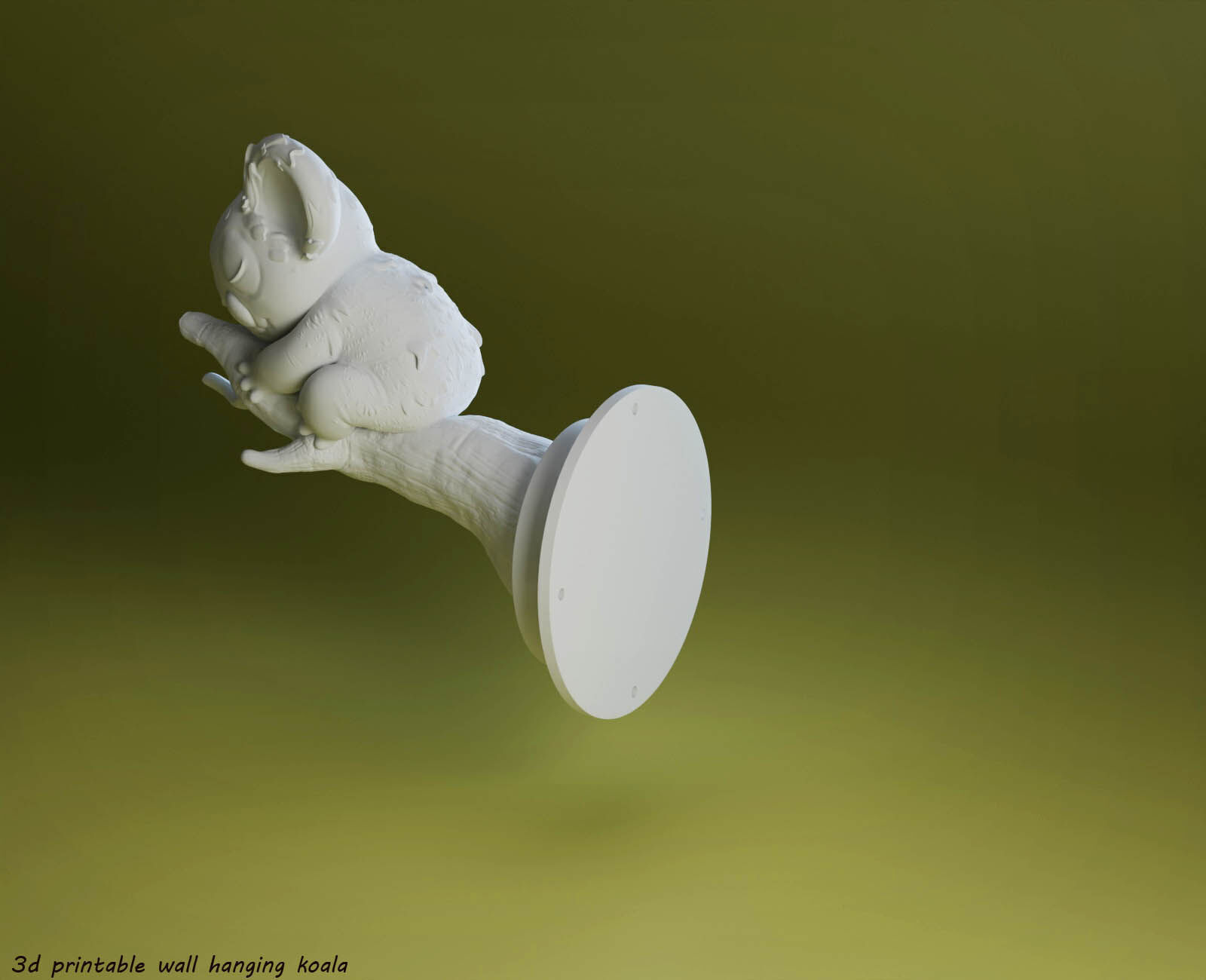 3D Printable Stylized koala-Cute Koala 3D print model_7