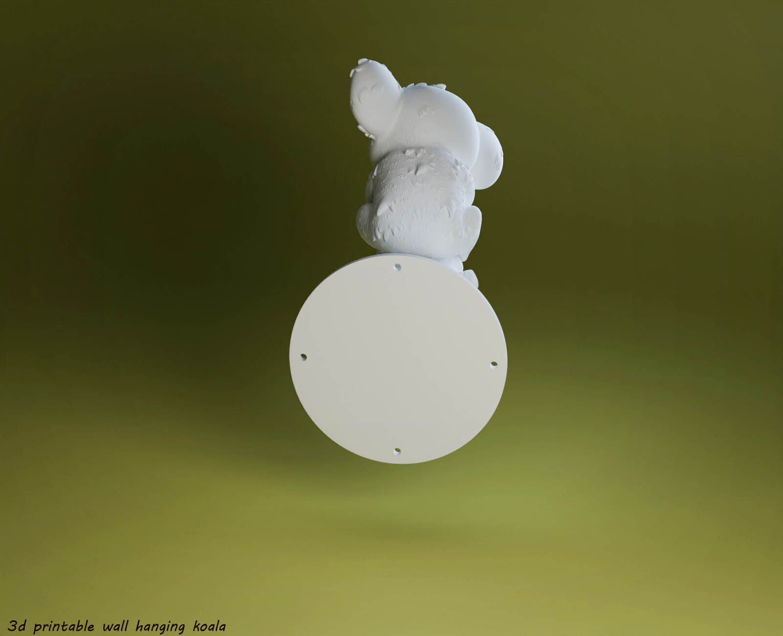 3D Printable Stylized koala-Cute Koala 3D print model_28