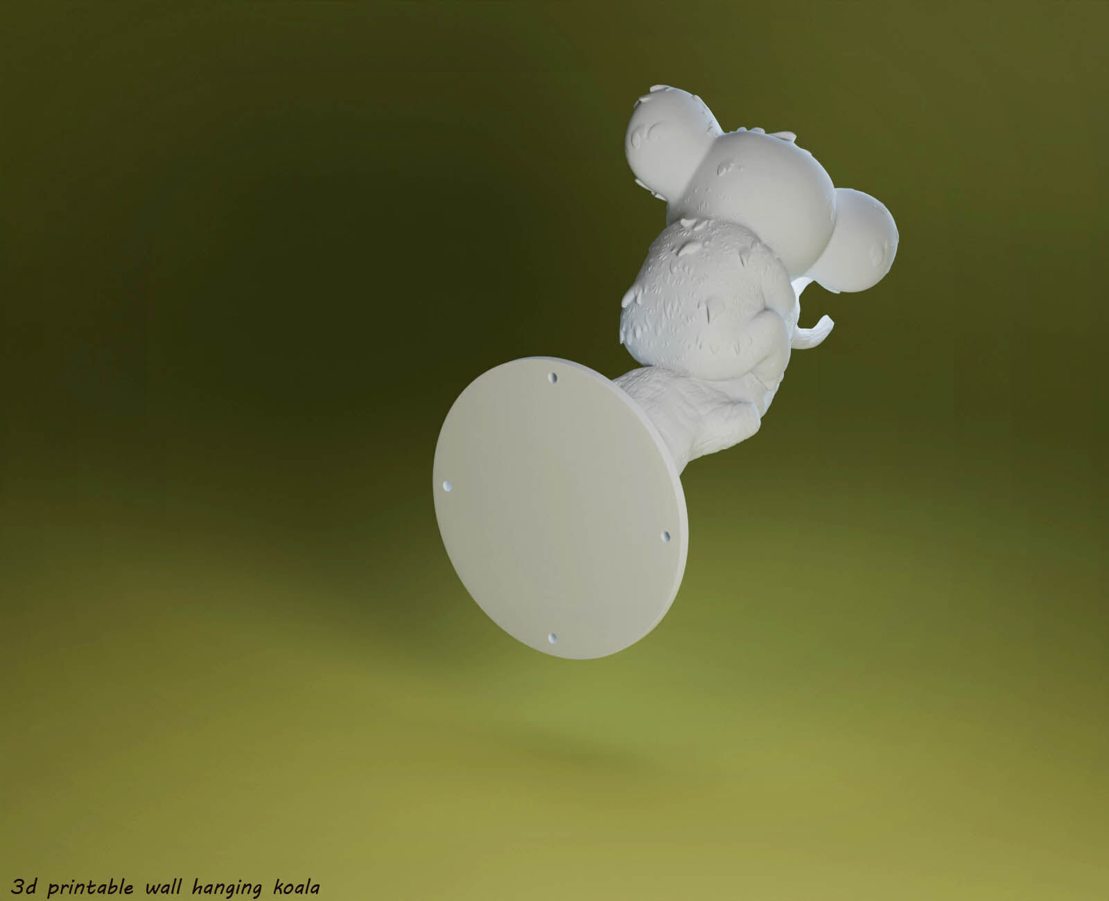 3D Printable Stylized koala-Cute Koala 3D print model_26
