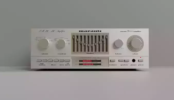 Japanese vintage amplifier 710