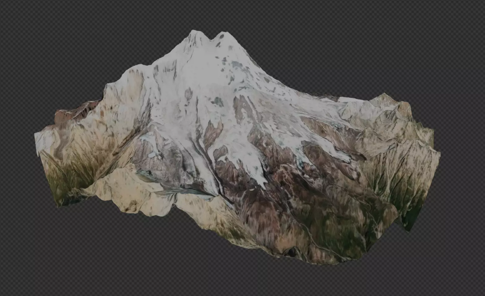 Elbrus Mountain Free 3D model