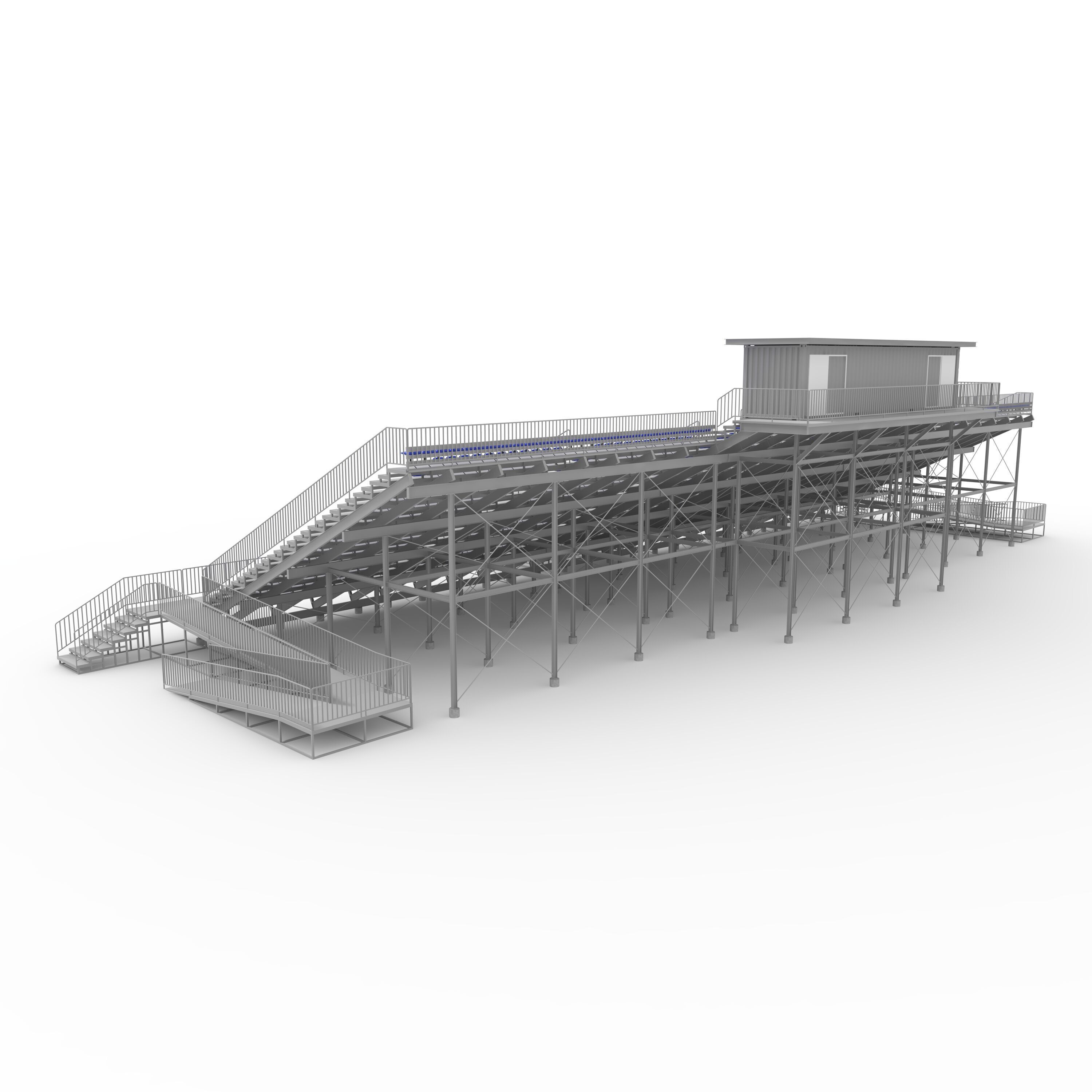 Bleachers 45 3D model_10