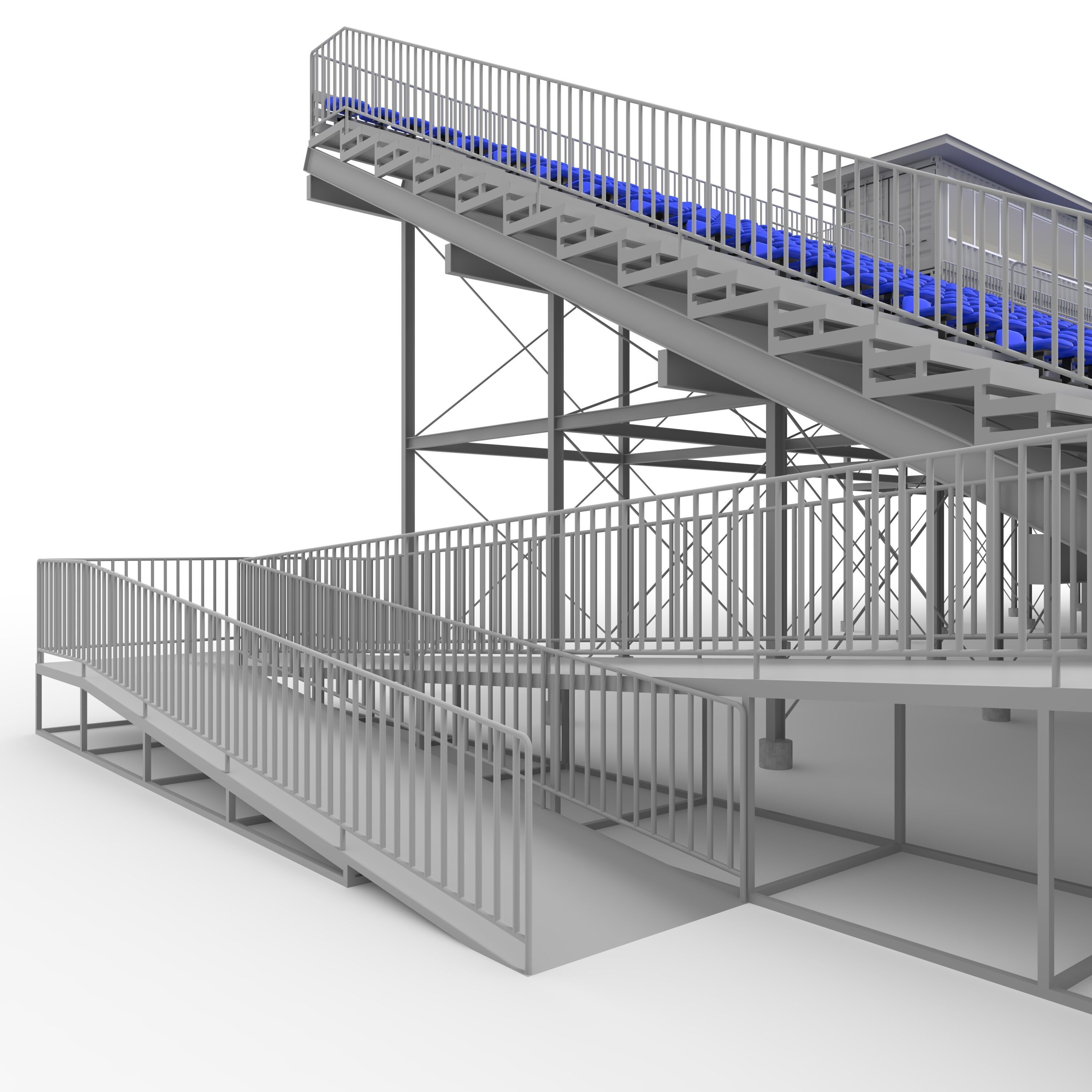 Bleachers 45 3D model_30