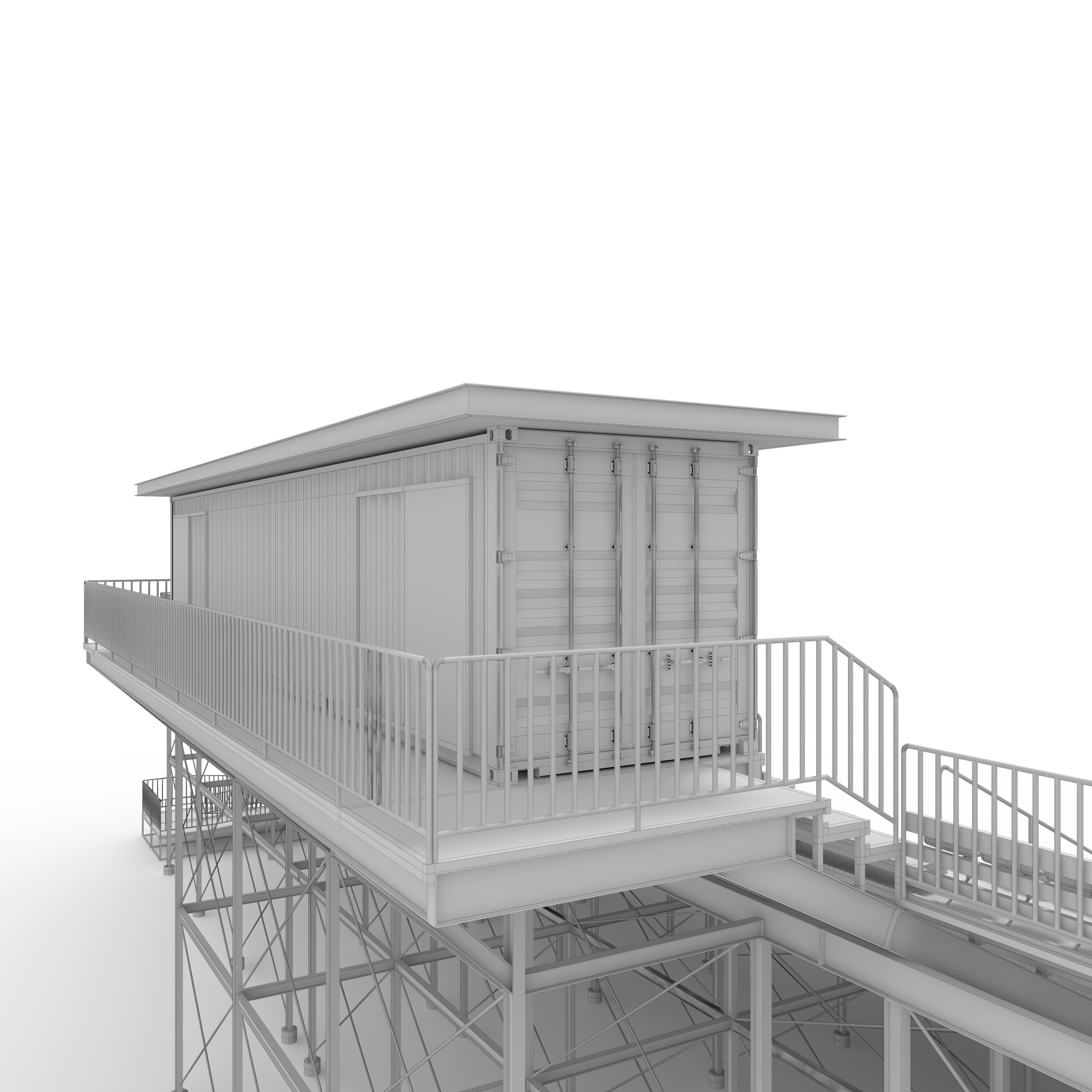 Bleachers 45 3D model_49