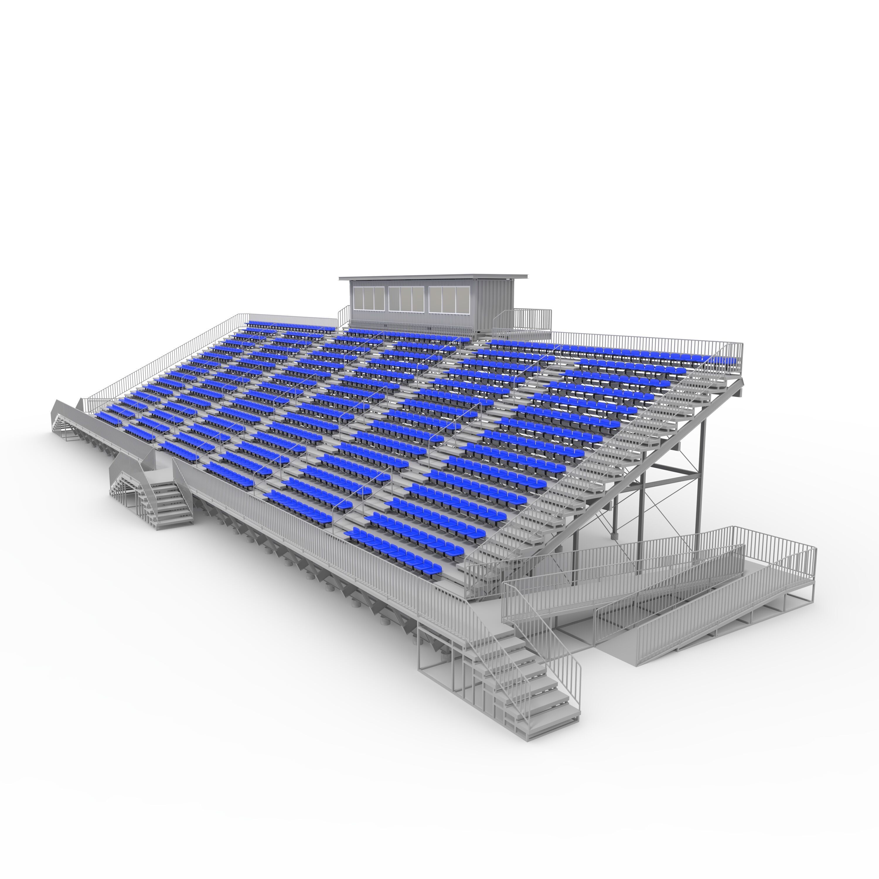 Bleachers 45 3D model_6
