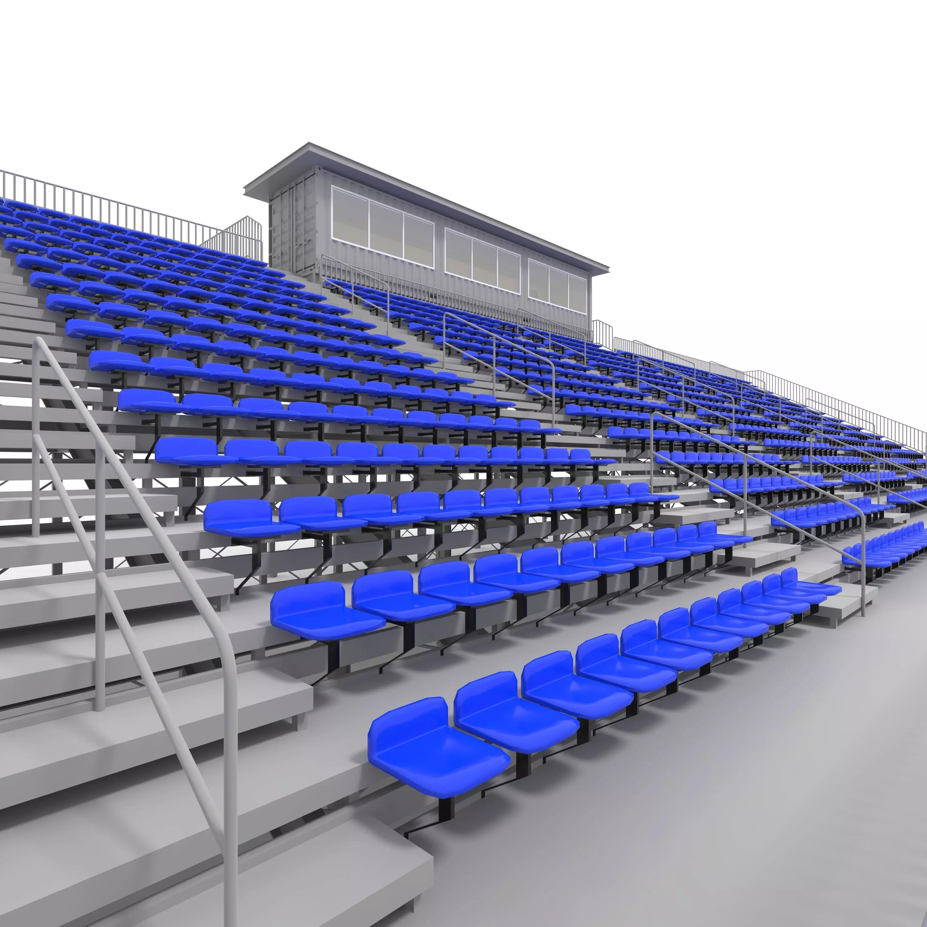 Bleachers 45 3D model_0