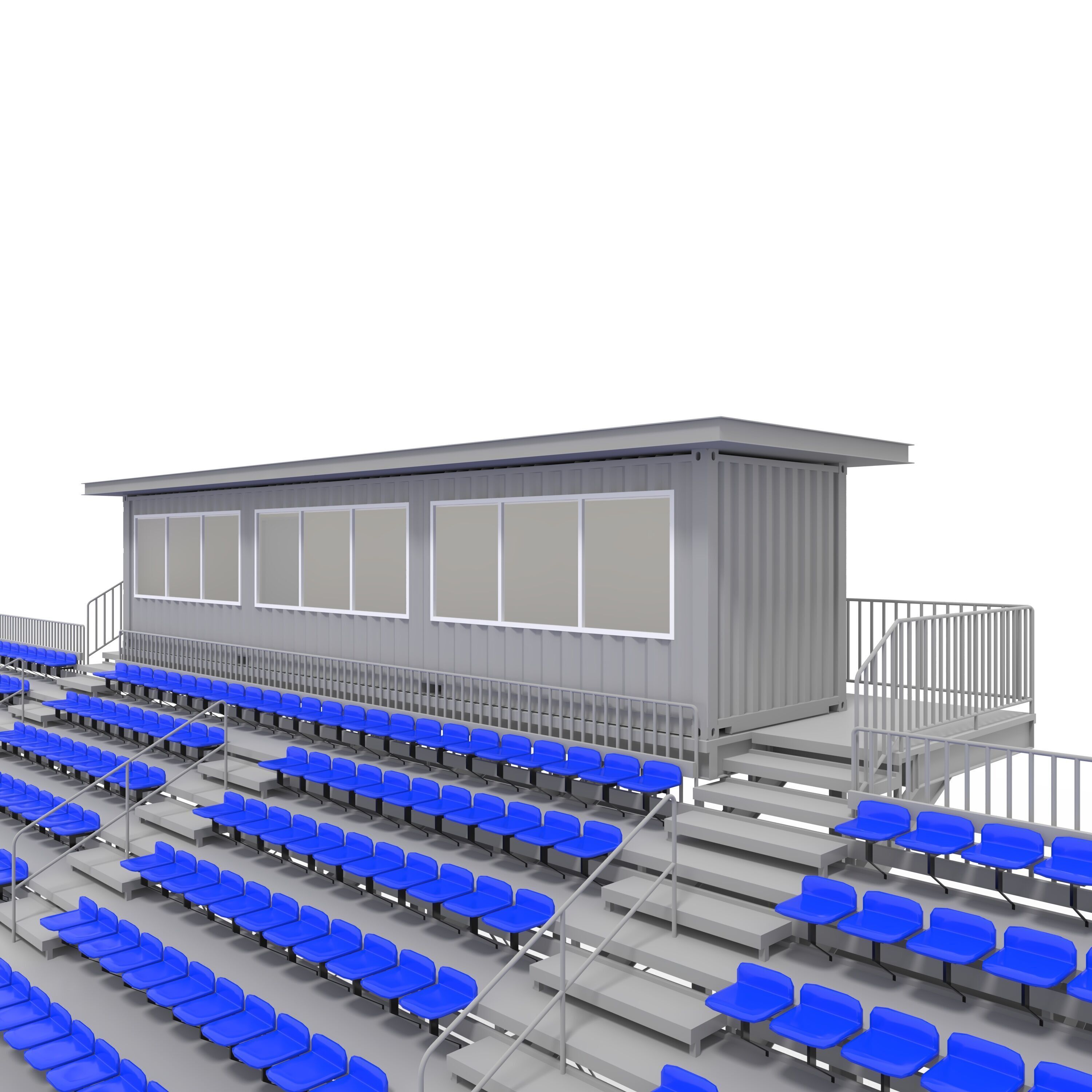 Bleachers 45 3D model_54