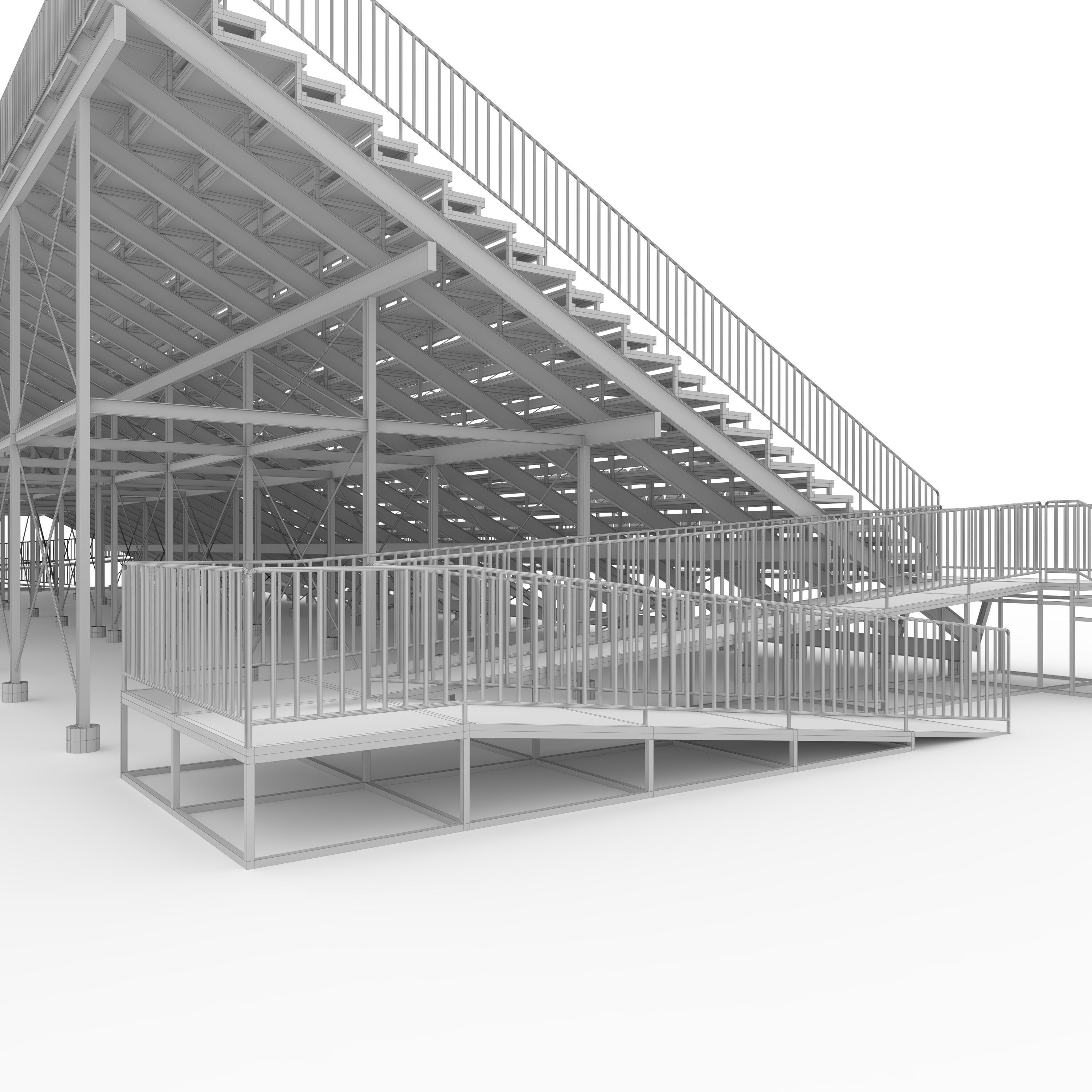 Bleachers 45 3D model_33