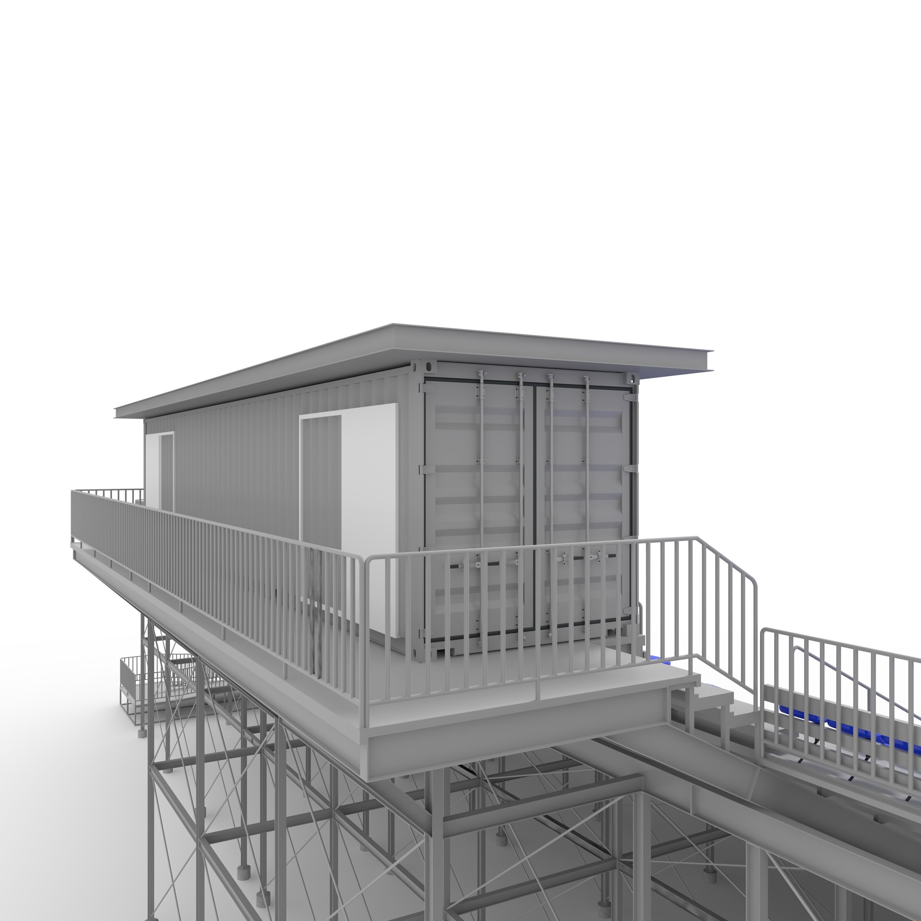 Bleachers 45 3D model_48