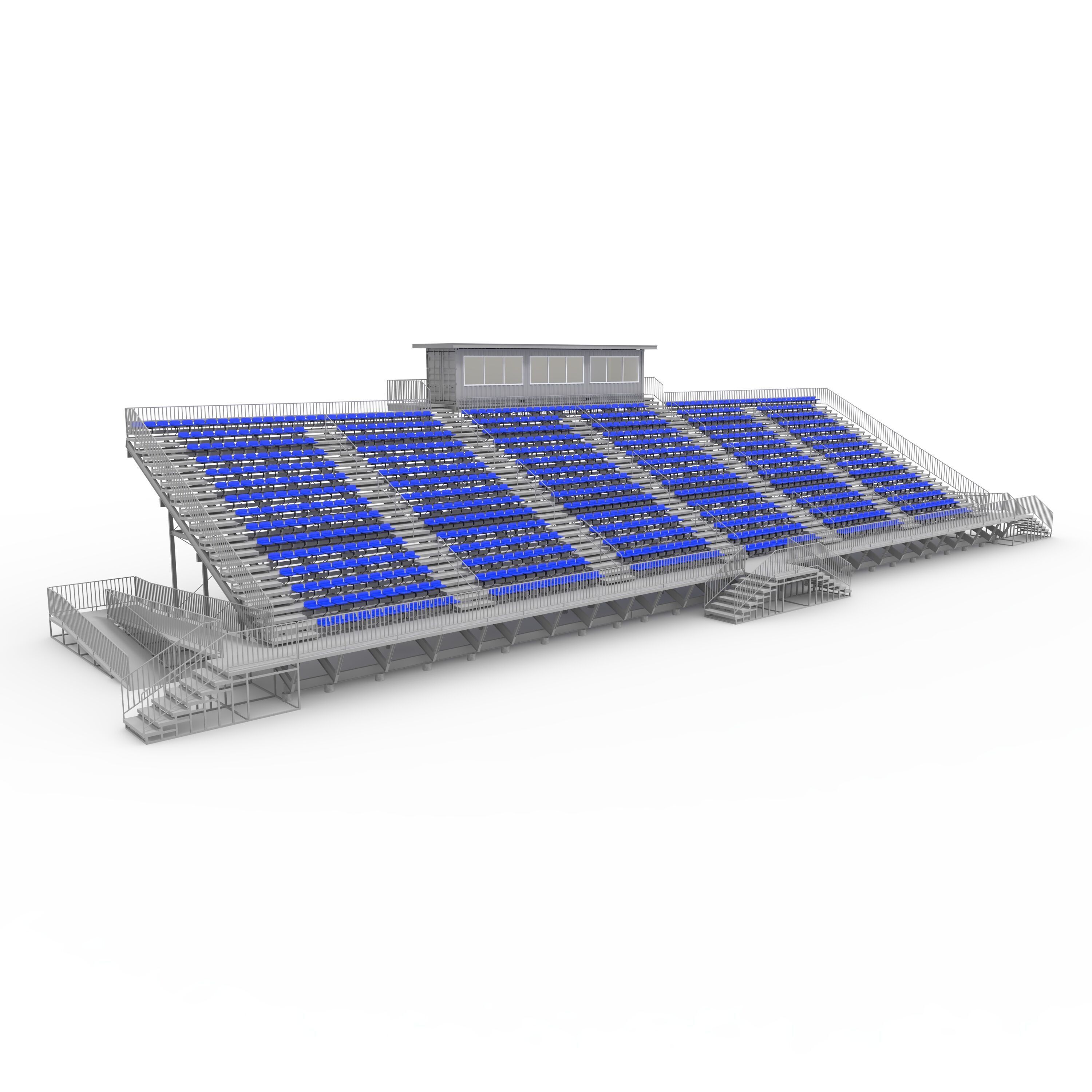 Bleachers 45 3D model_2