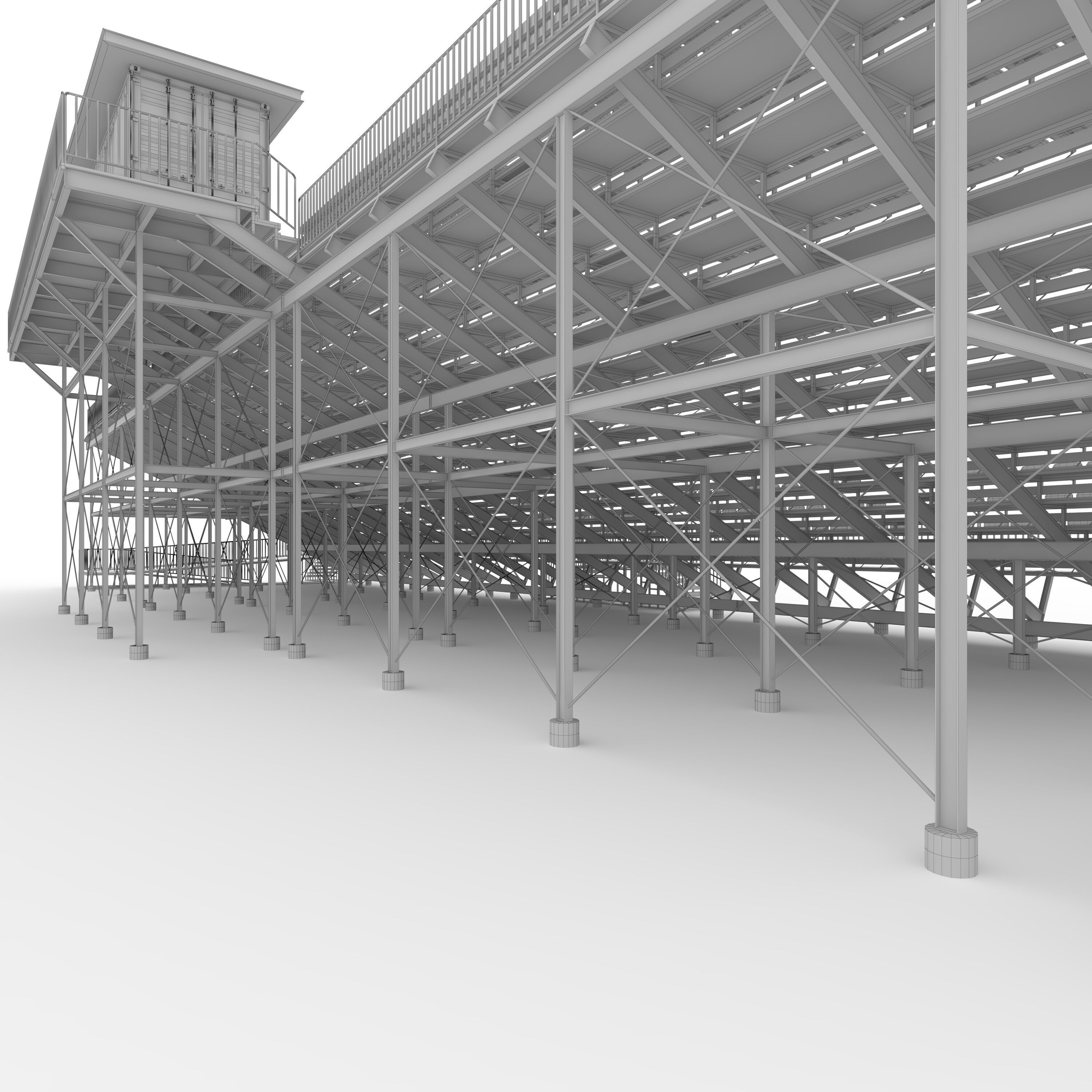 Bleachers 45 3D model_35