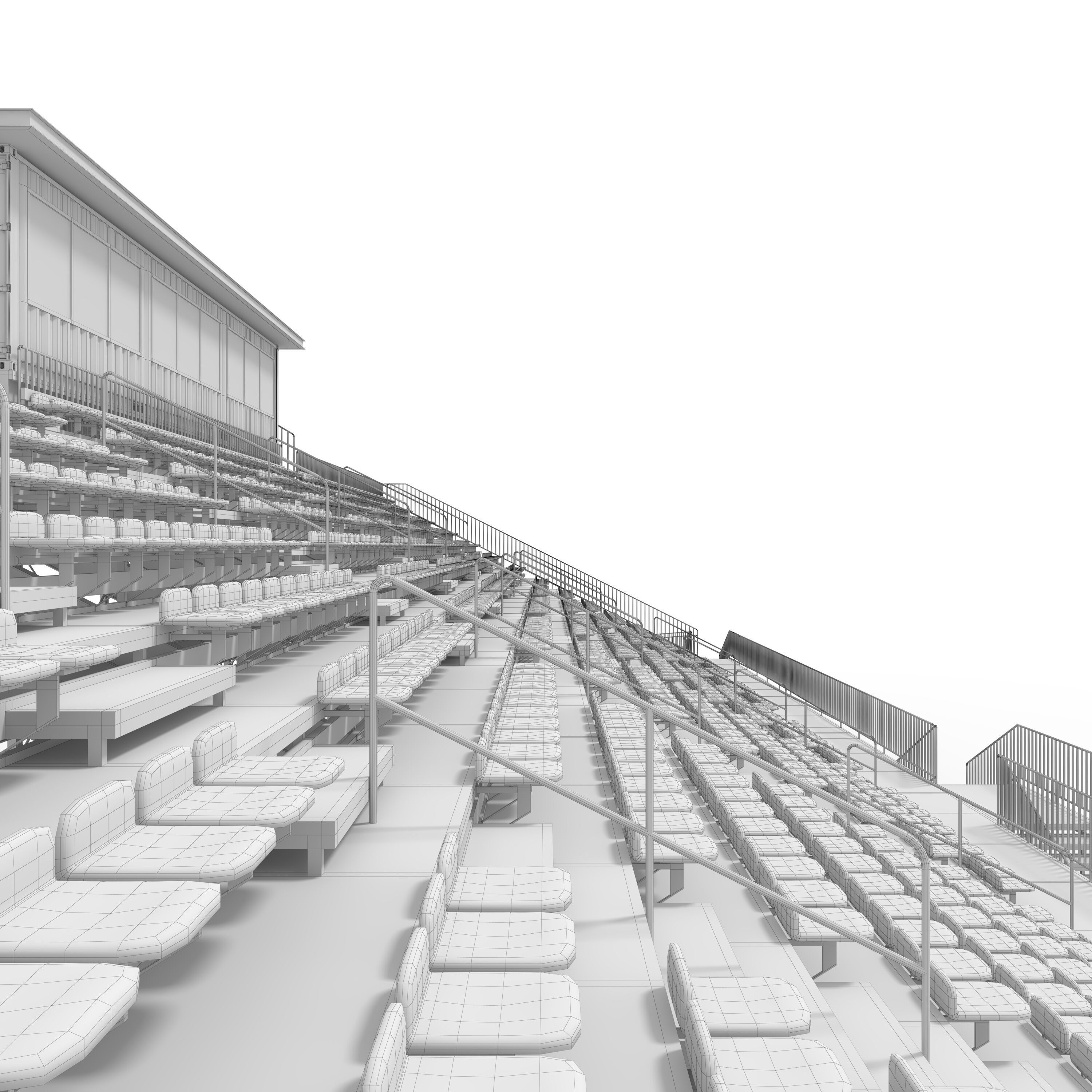 Bleachers 45 3D model_43