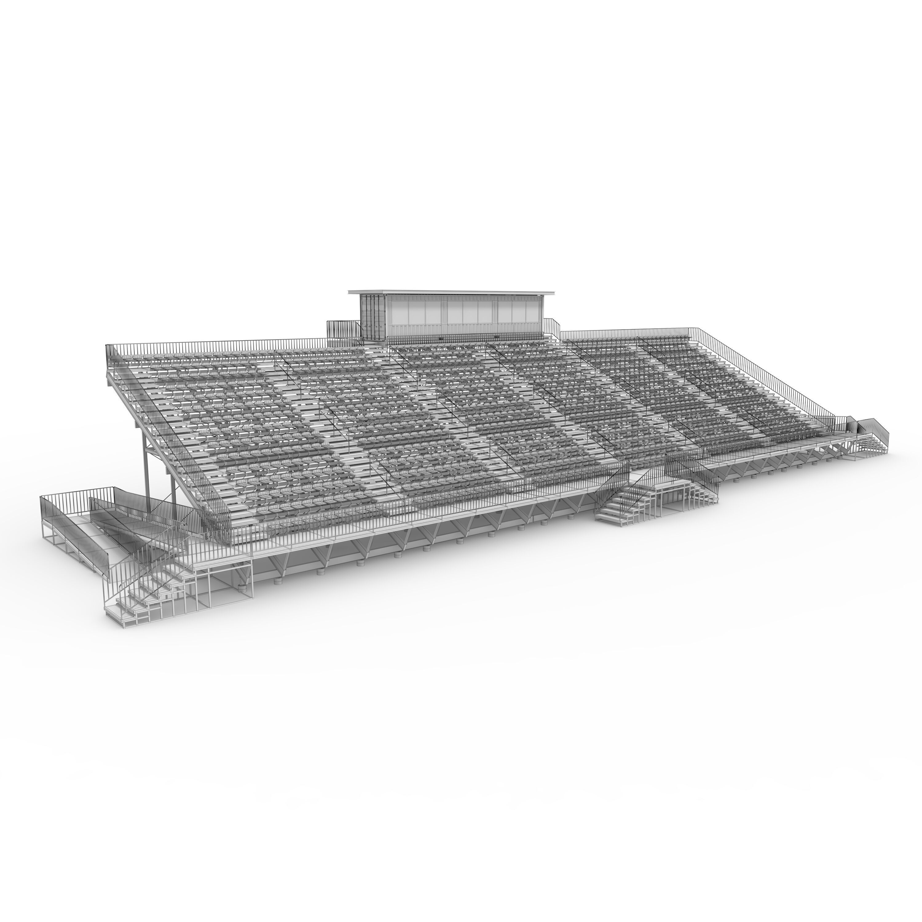 Bleachers 45 3D model_3