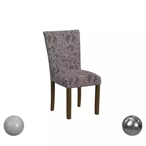HomePop Classic Parsons Dining Chair - Denim Jacobean Print