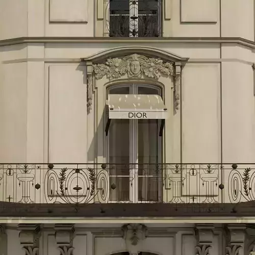 Dior  paris 3D model 6