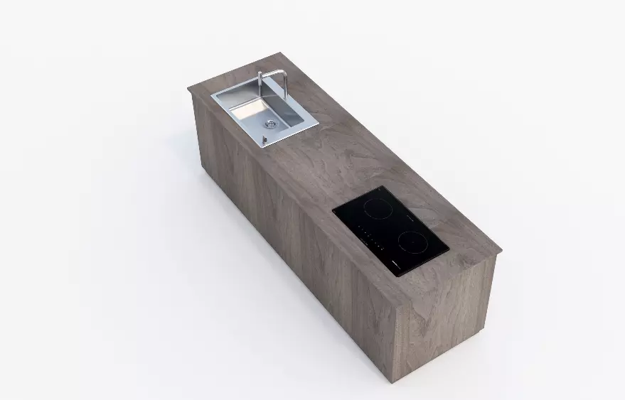 kitchen sink 3D model_0