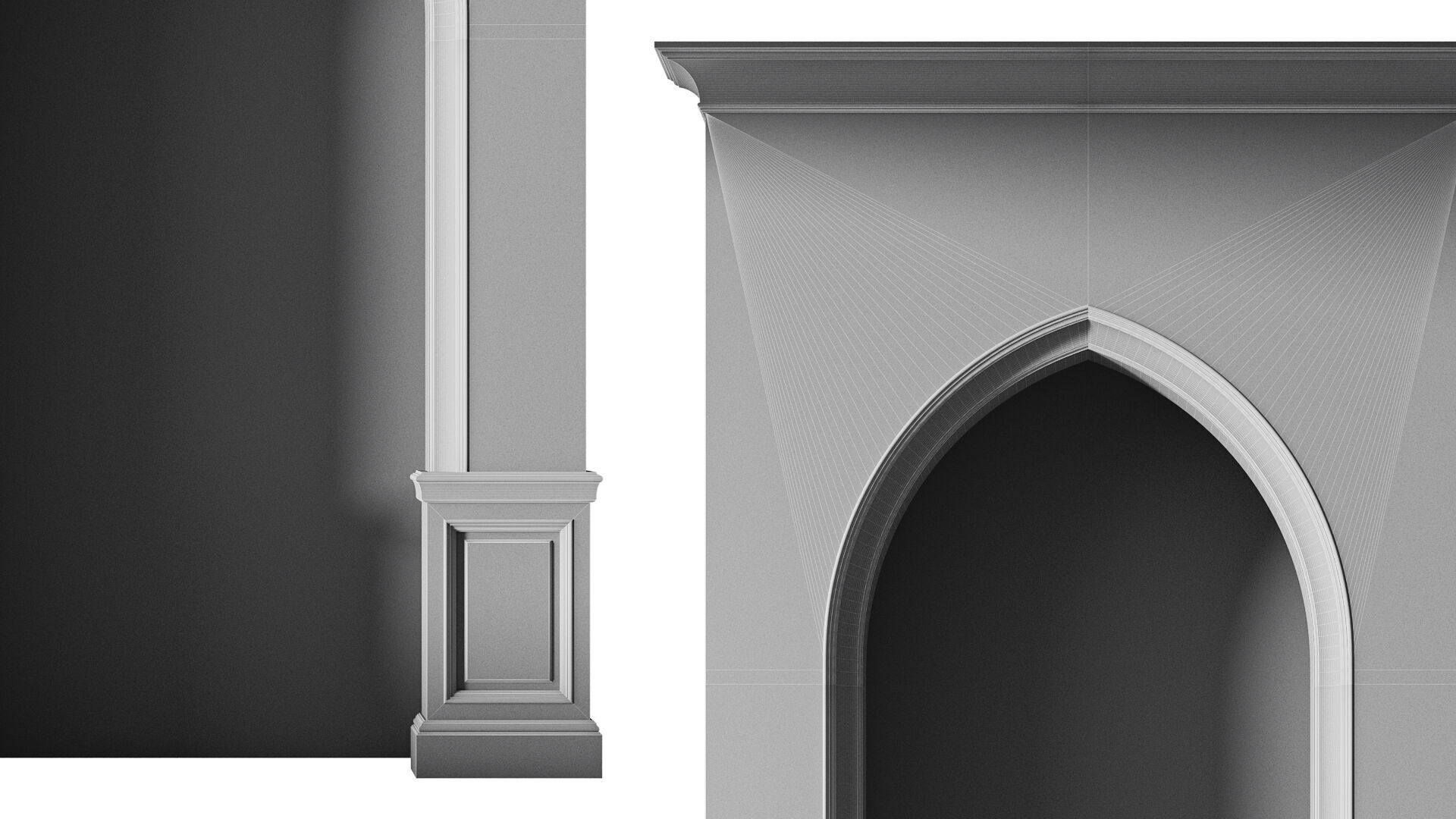 Arch 08 Arabic 3D model_5