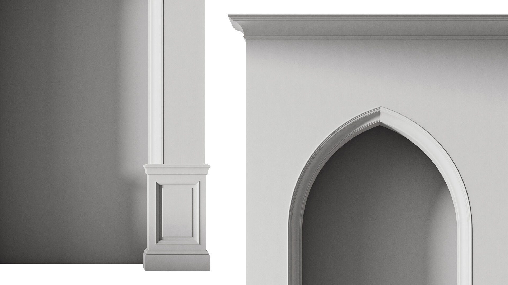 Arch 08 Arabic 3D model_4