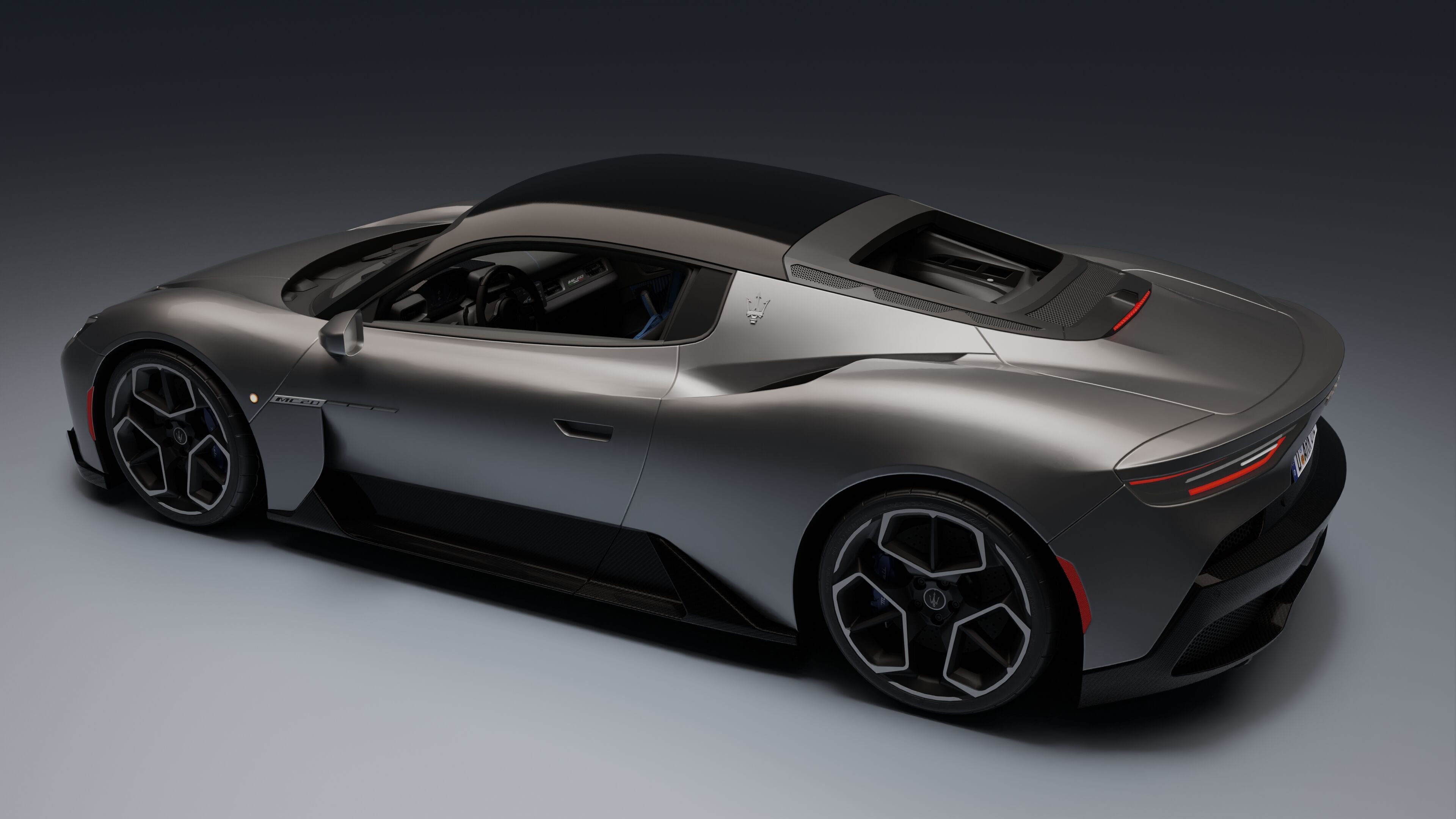 Maserati MC20 Low-poly 3D model_6