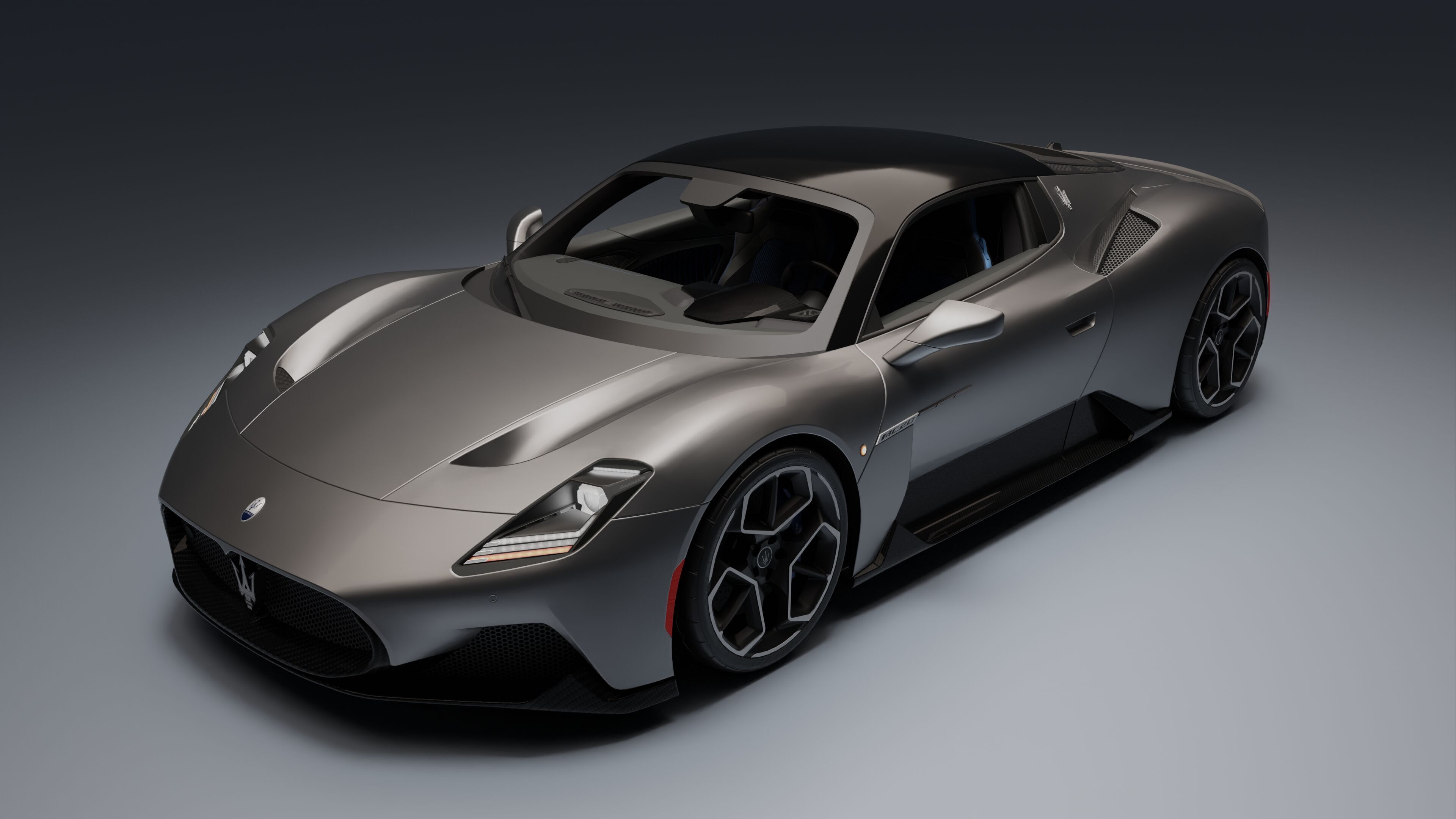 Maserati MC20 Low-poly 3D model_5