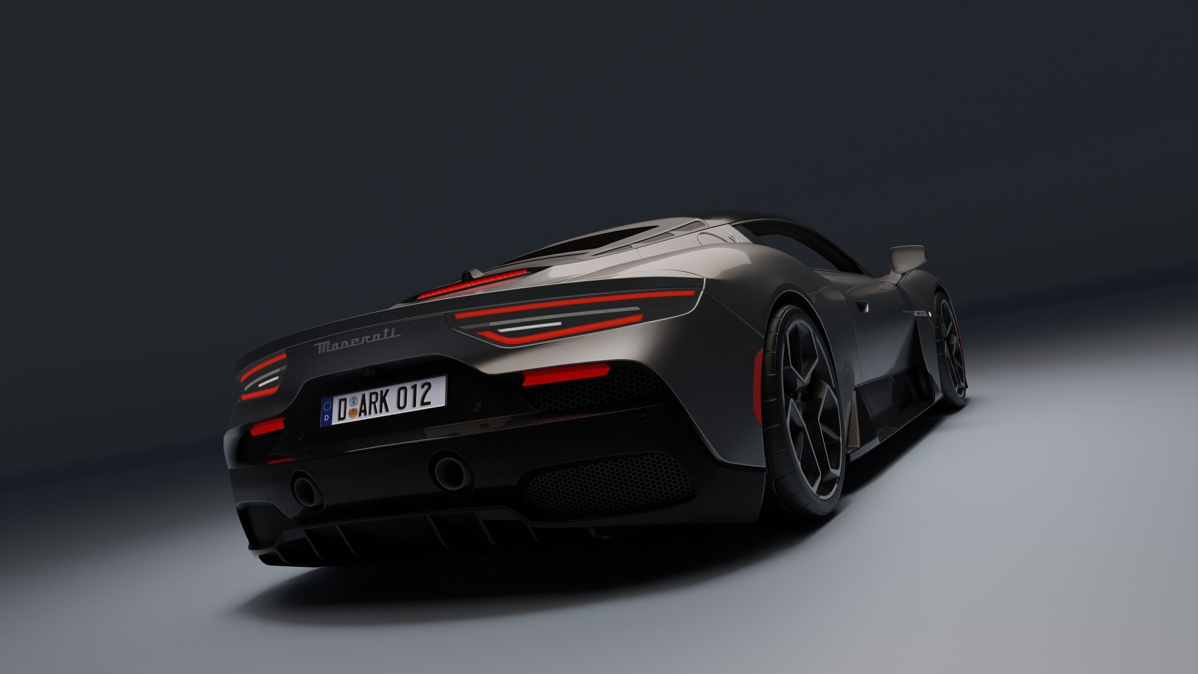 Maserati MC20 Low-poly 3D model_27