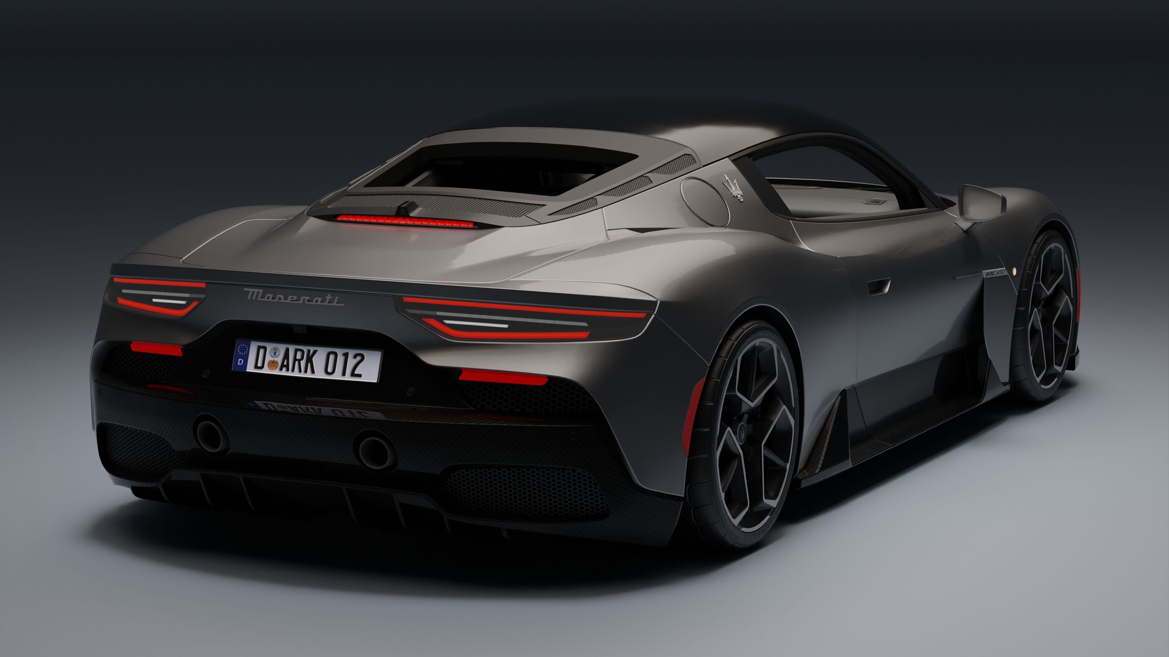 Maserati MC20 Low-poly 3D model_21