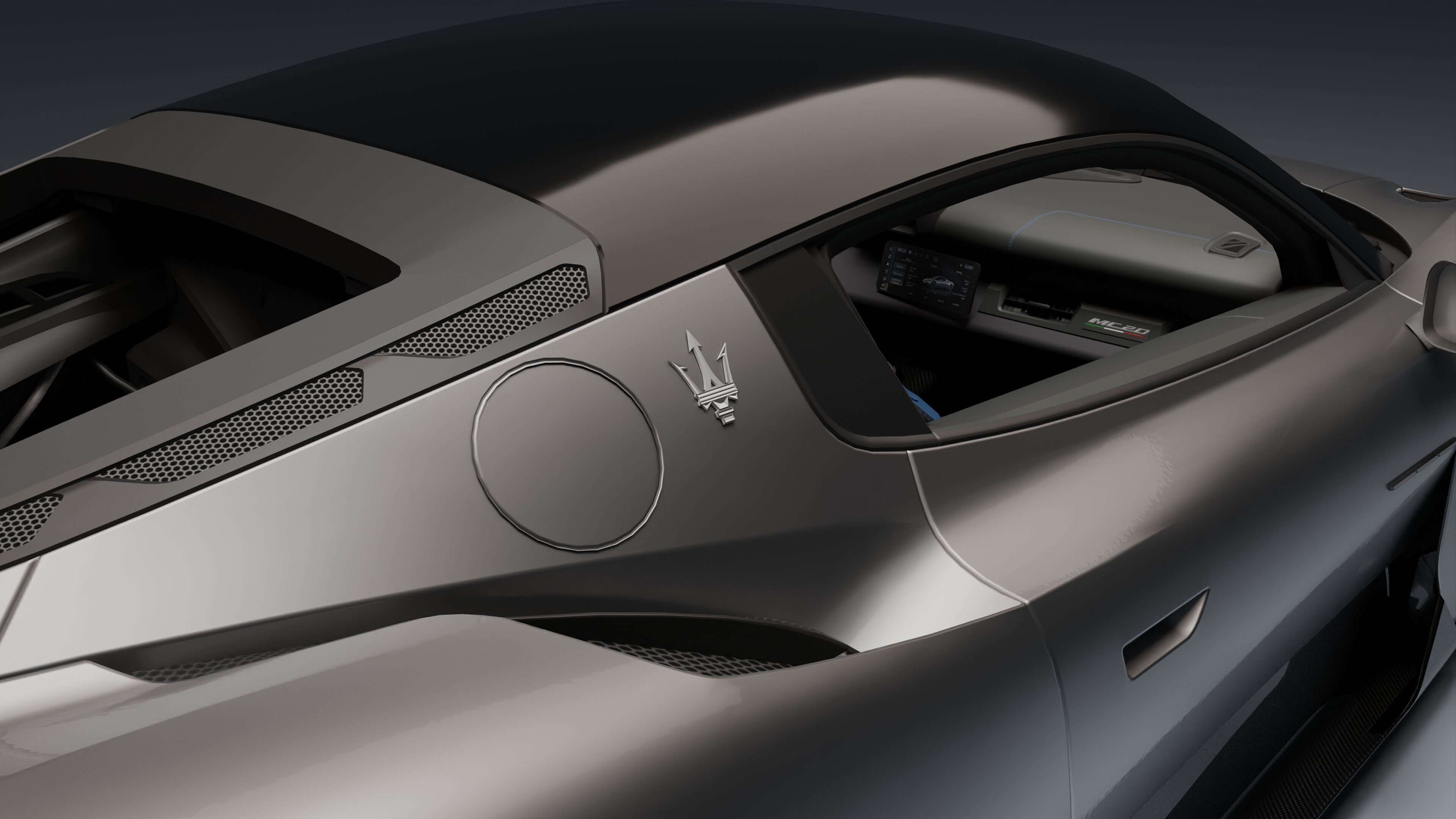 Maserati MC20 Low-poly 3D model_20