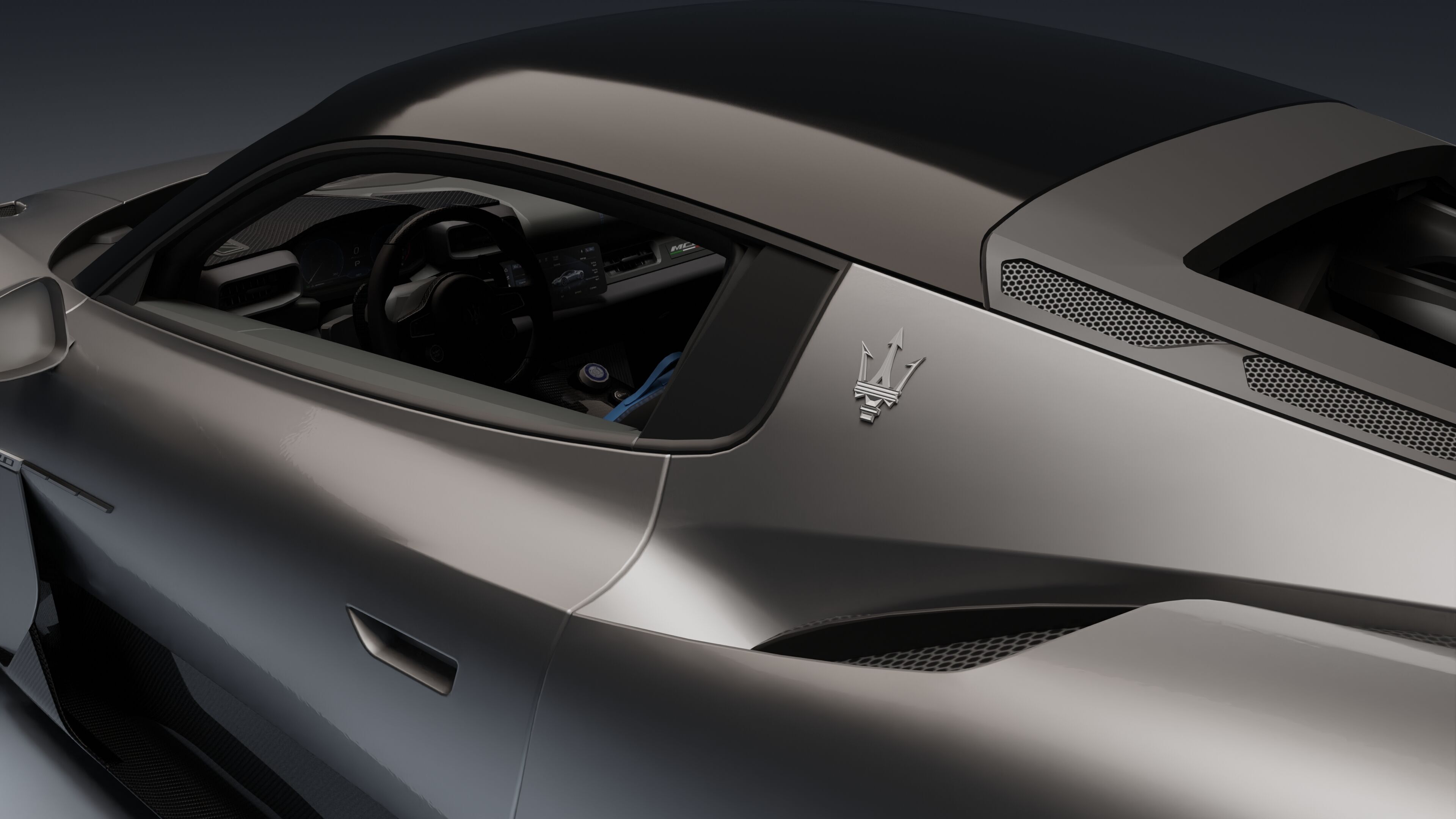 Maserati MC20 Low-poly 3D model_19