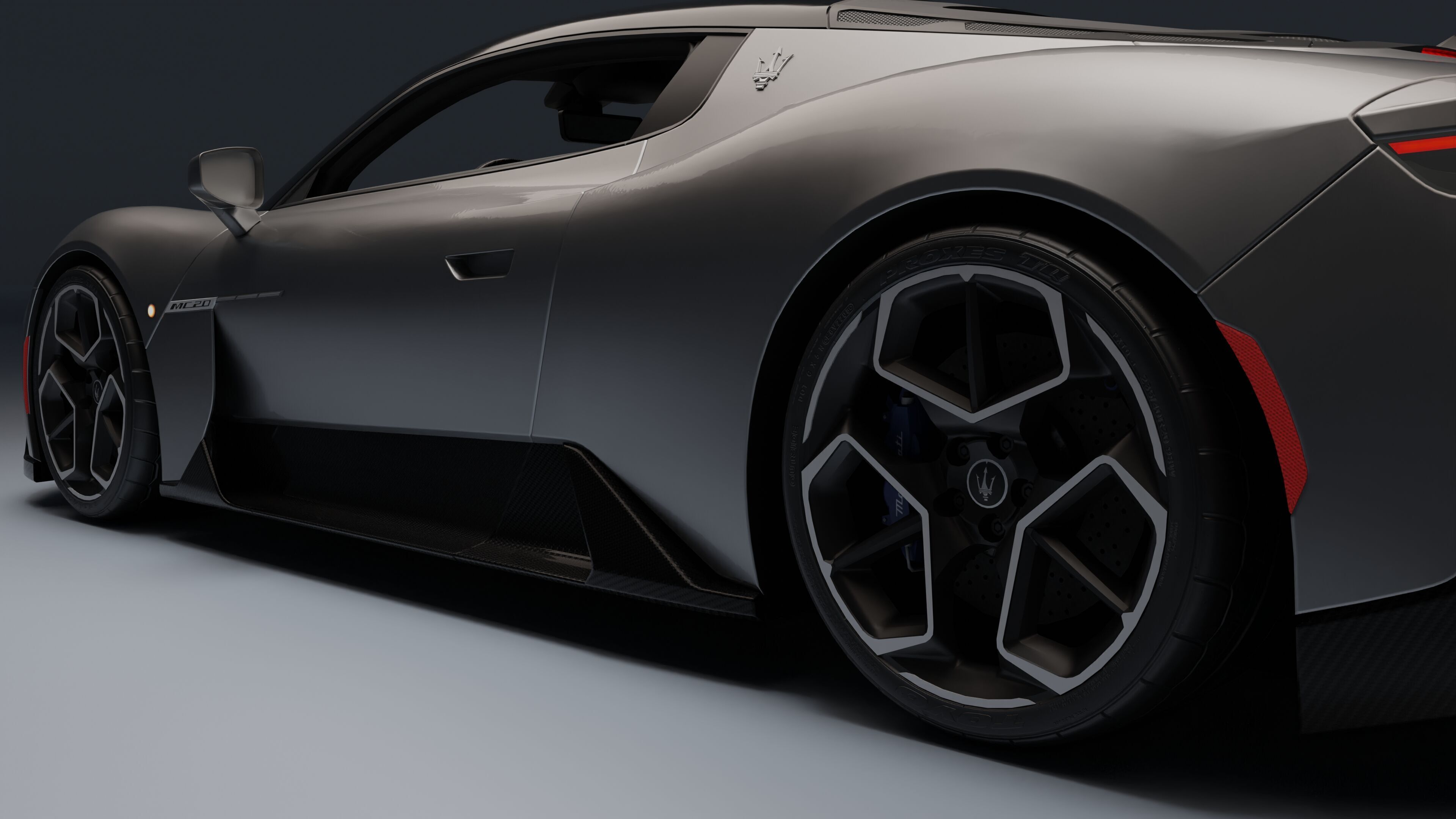 Maserati MC20 Low-poly 3D model_18