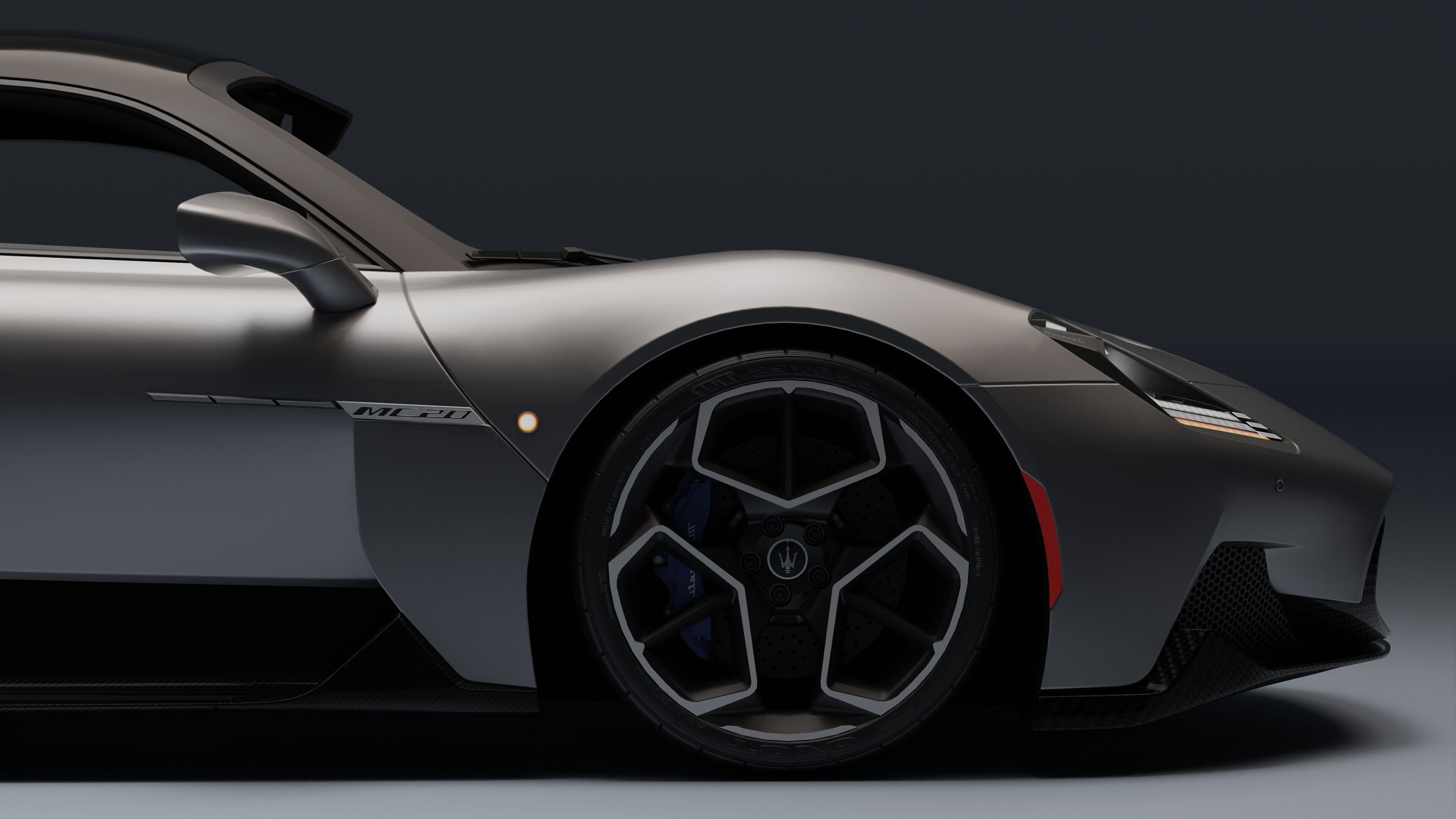 Maserati MC20 Low-poly 3D model_25