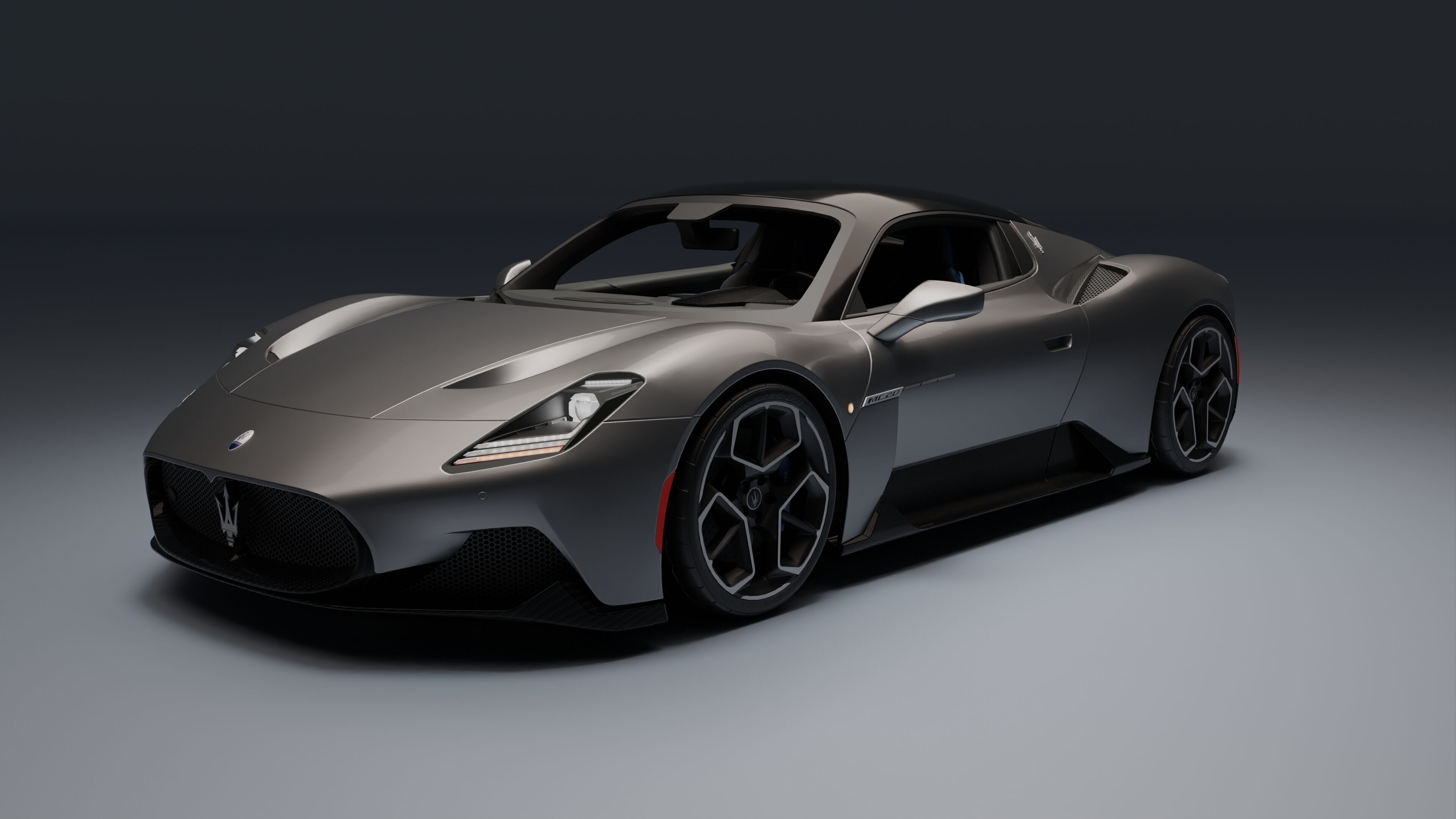 Maserati MC20 Low-poly 3D model_4