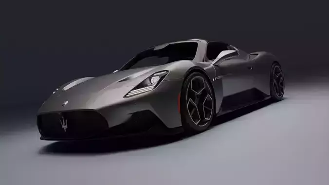 Maserati MC20 Low-poly 3D model