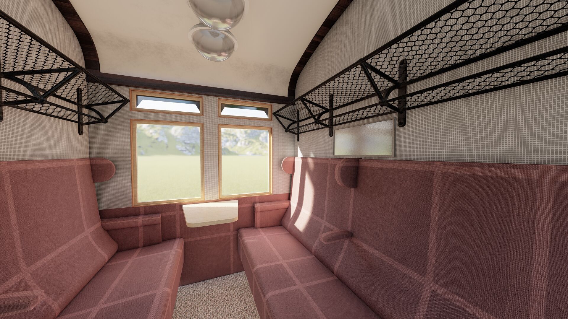 Vintage steam train 3D model_27