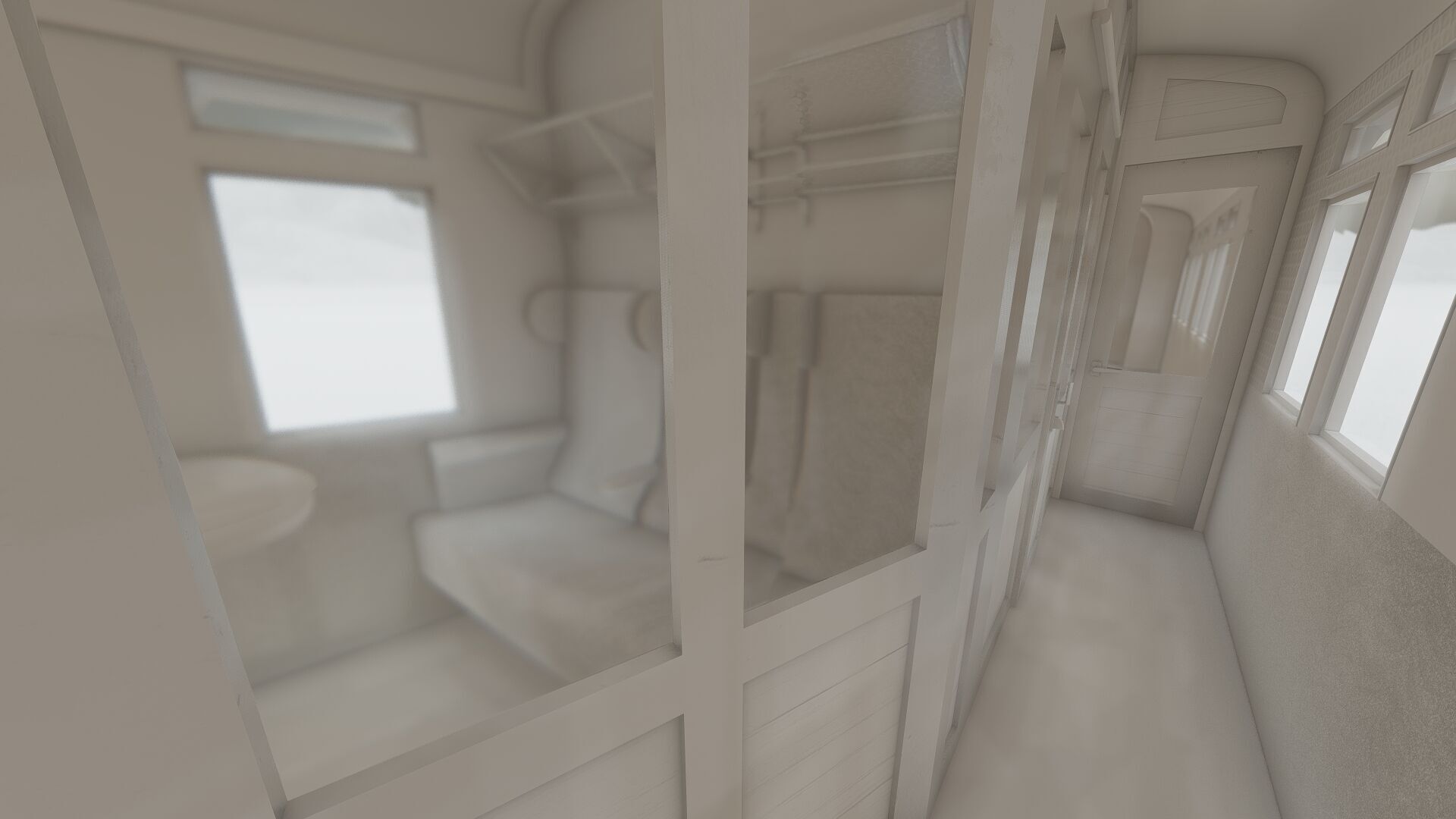 Vintage steam train 3D model_38