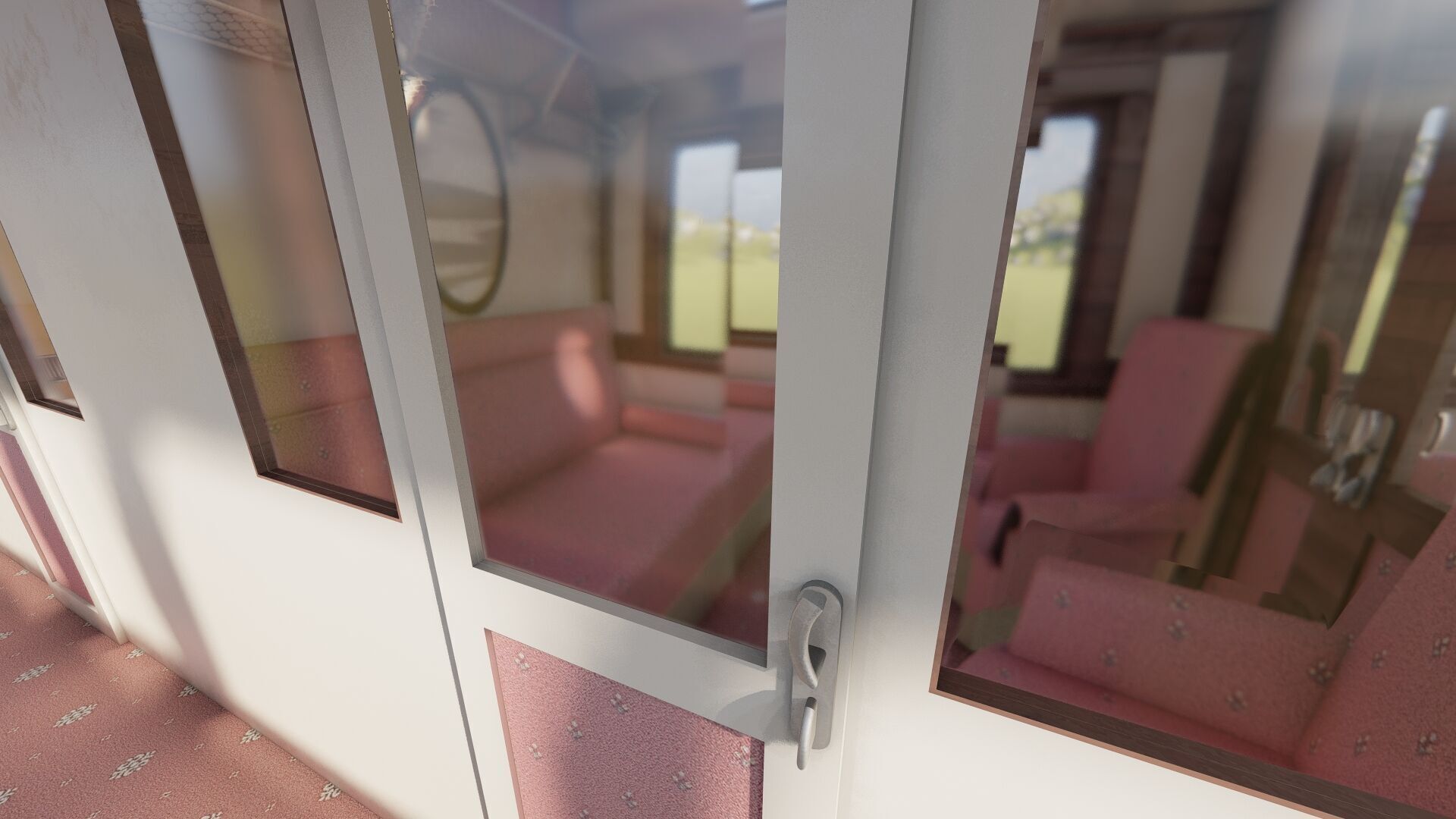 Vintage steam train 3D model_18