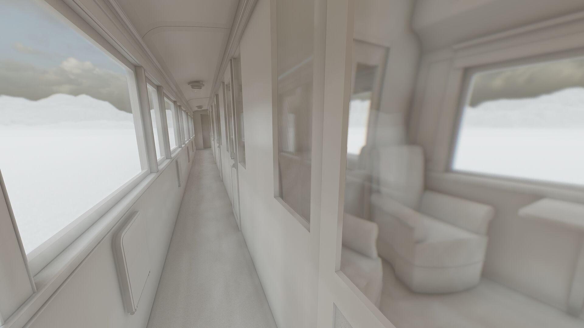 Vintage steam train 3D model_35