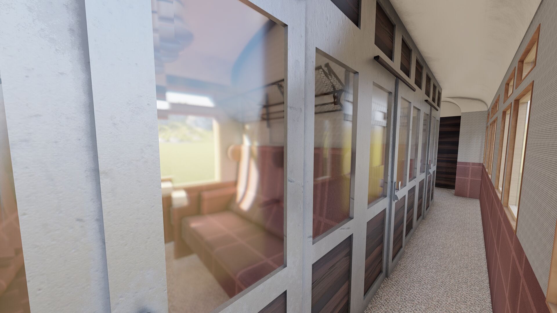 Vintage steam train 3D model_26